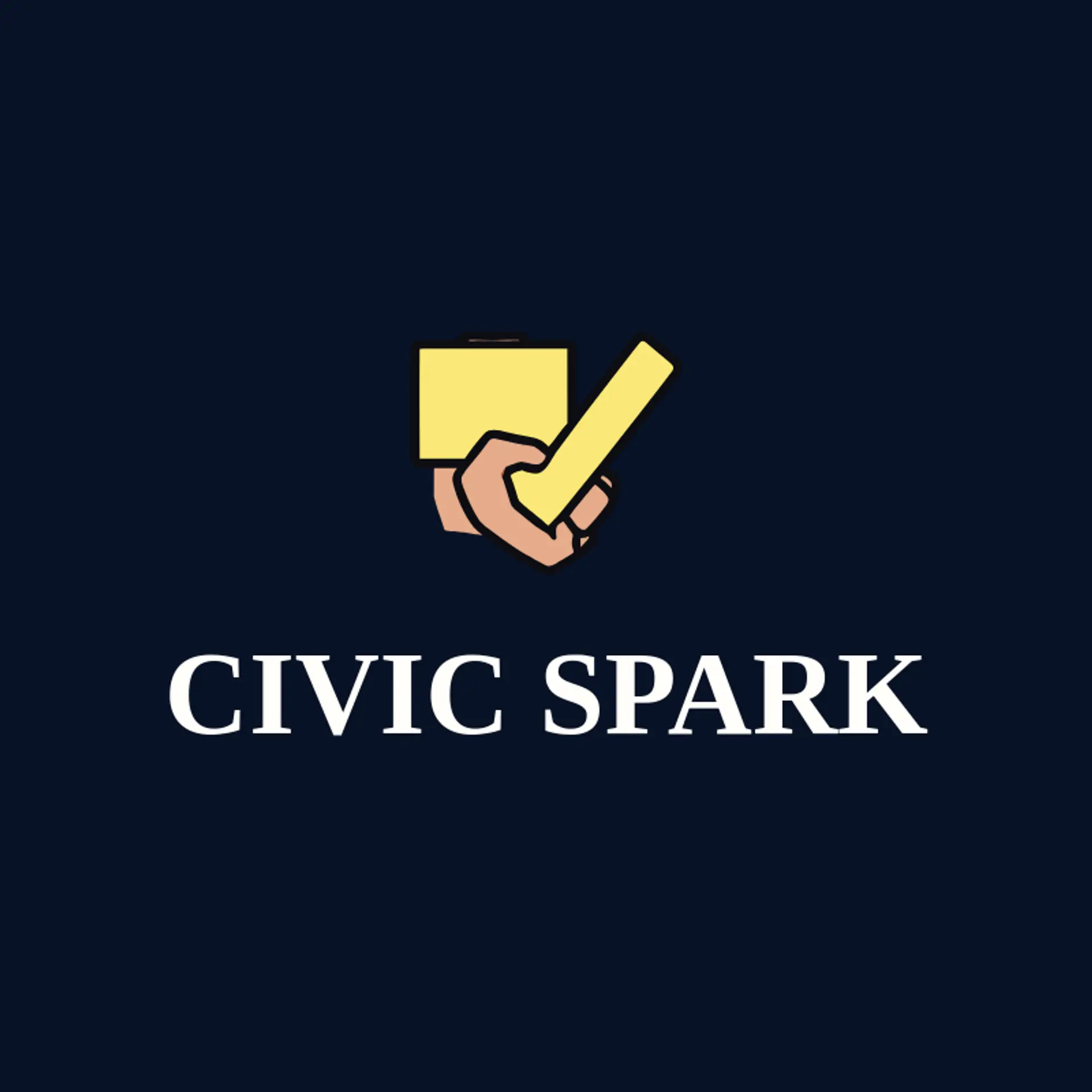 Civic Spark logo for vote