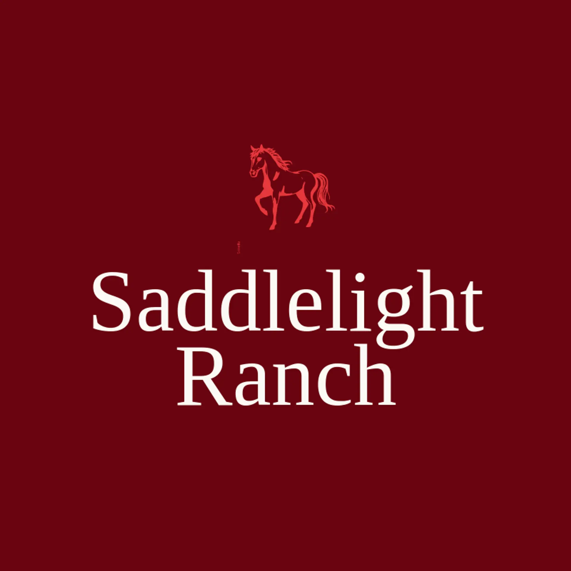 Saddlelight Ranch logo for bronco