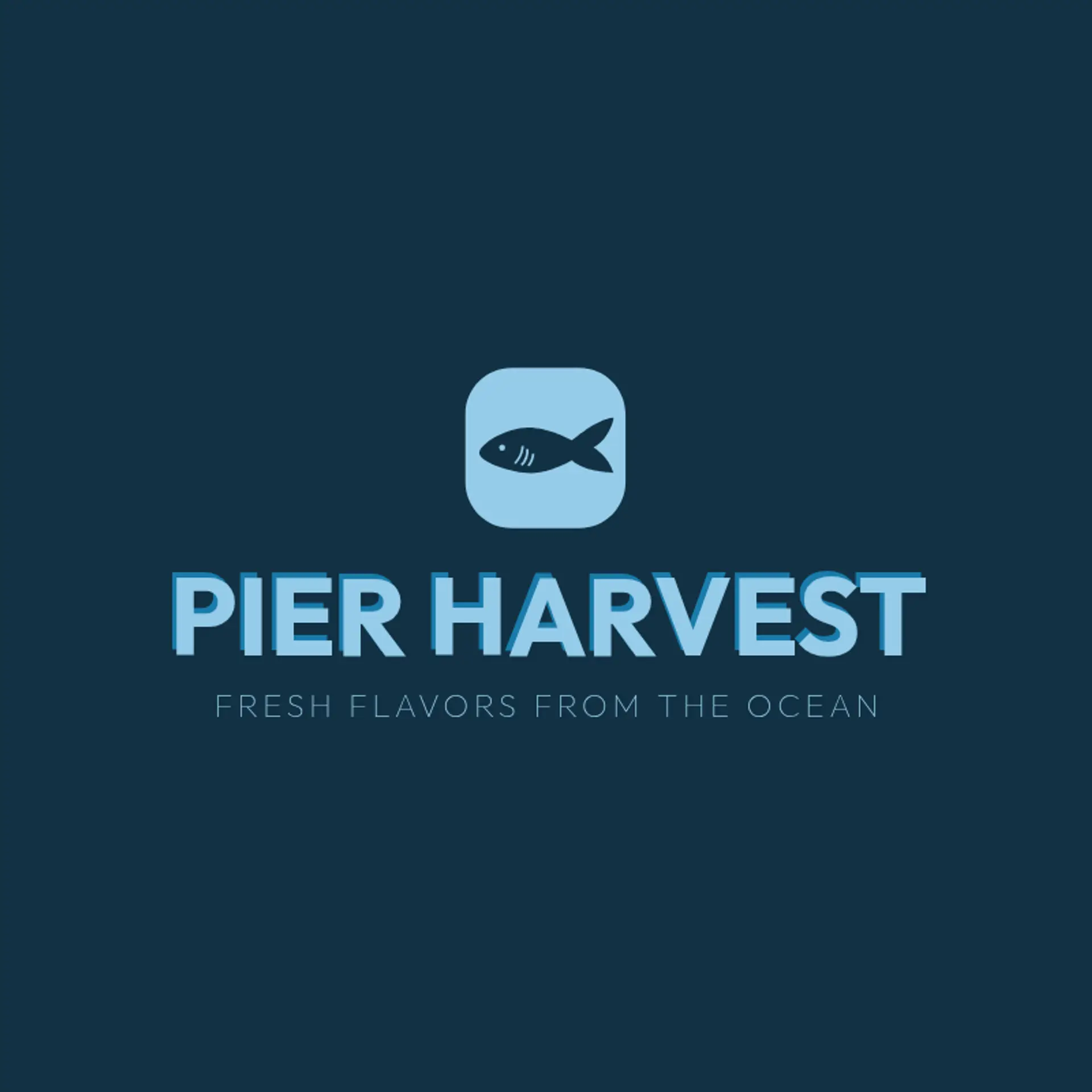 Blue Tide Oyster House logo for seafood restaurant