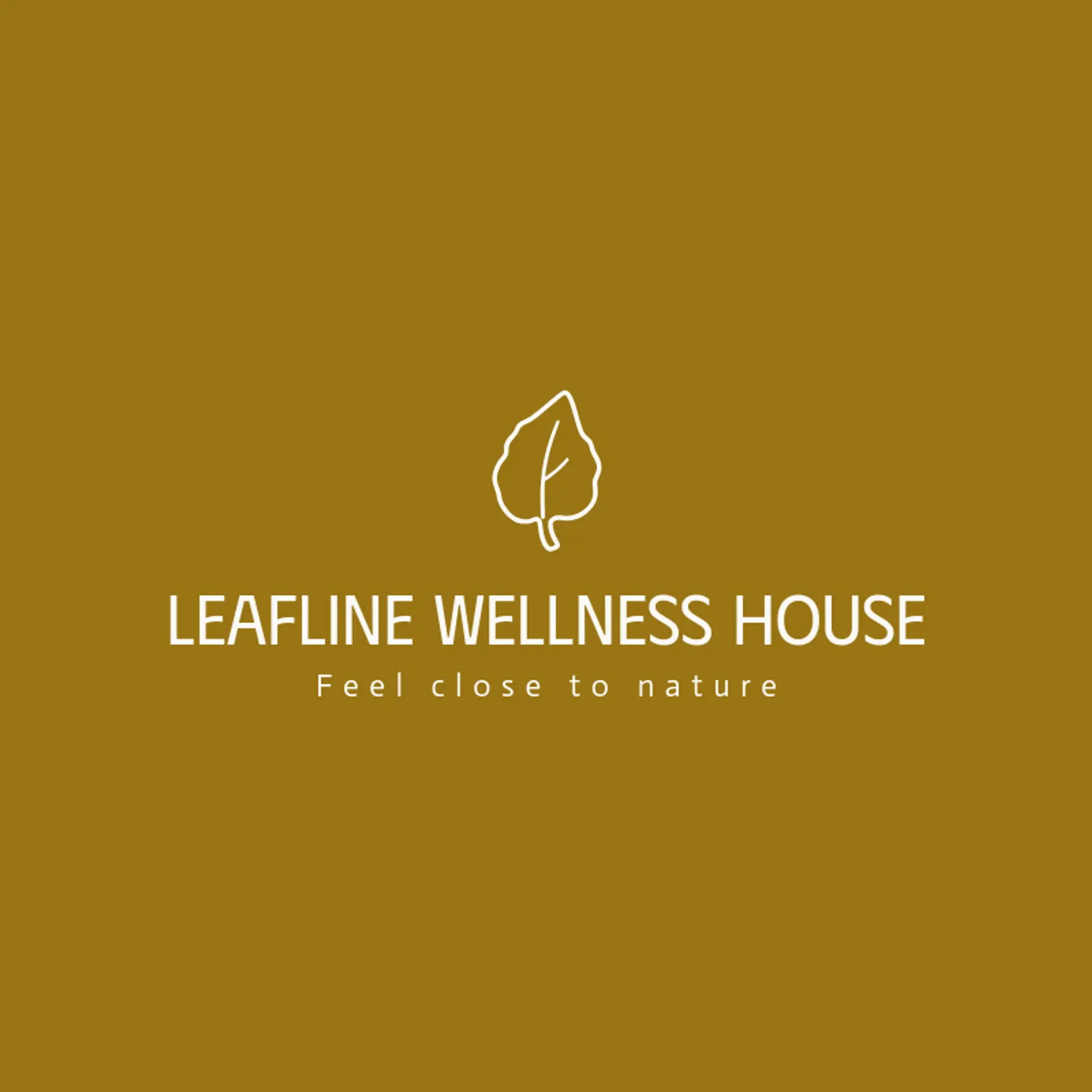 Leafline Wellness House logo for leaf