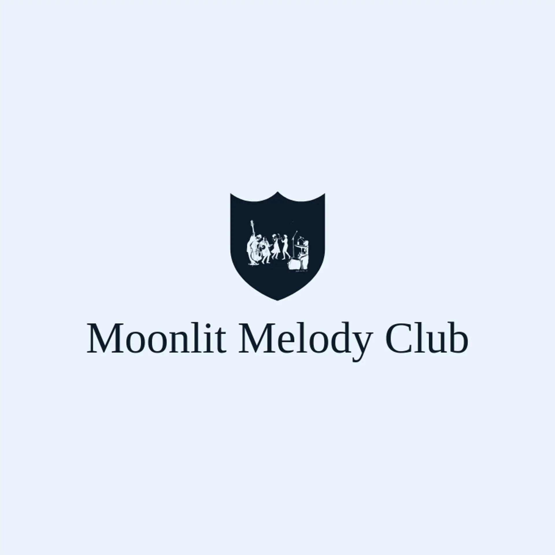 Moonlit Melody Club logo for jazz