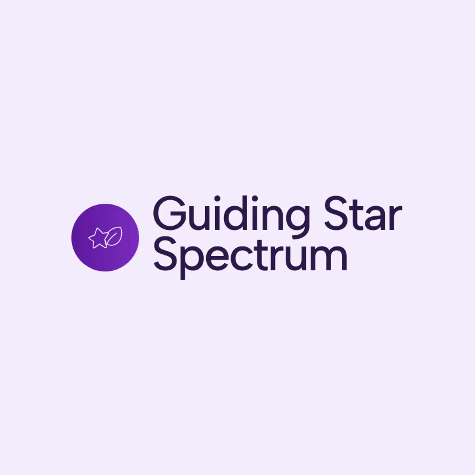 Guiding Star Spectrum logo for autism