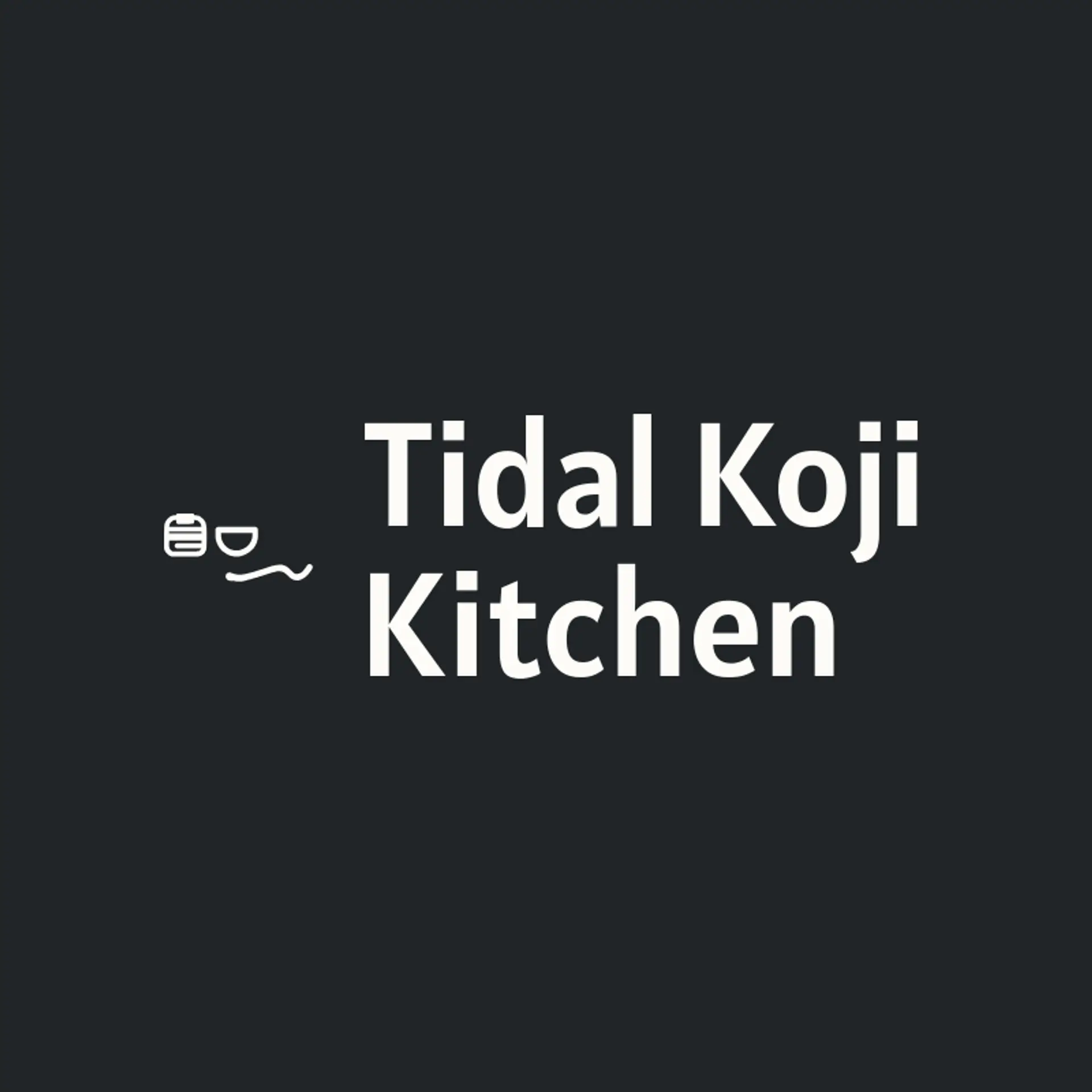 Tidal Koji Kitchen logo for sushi