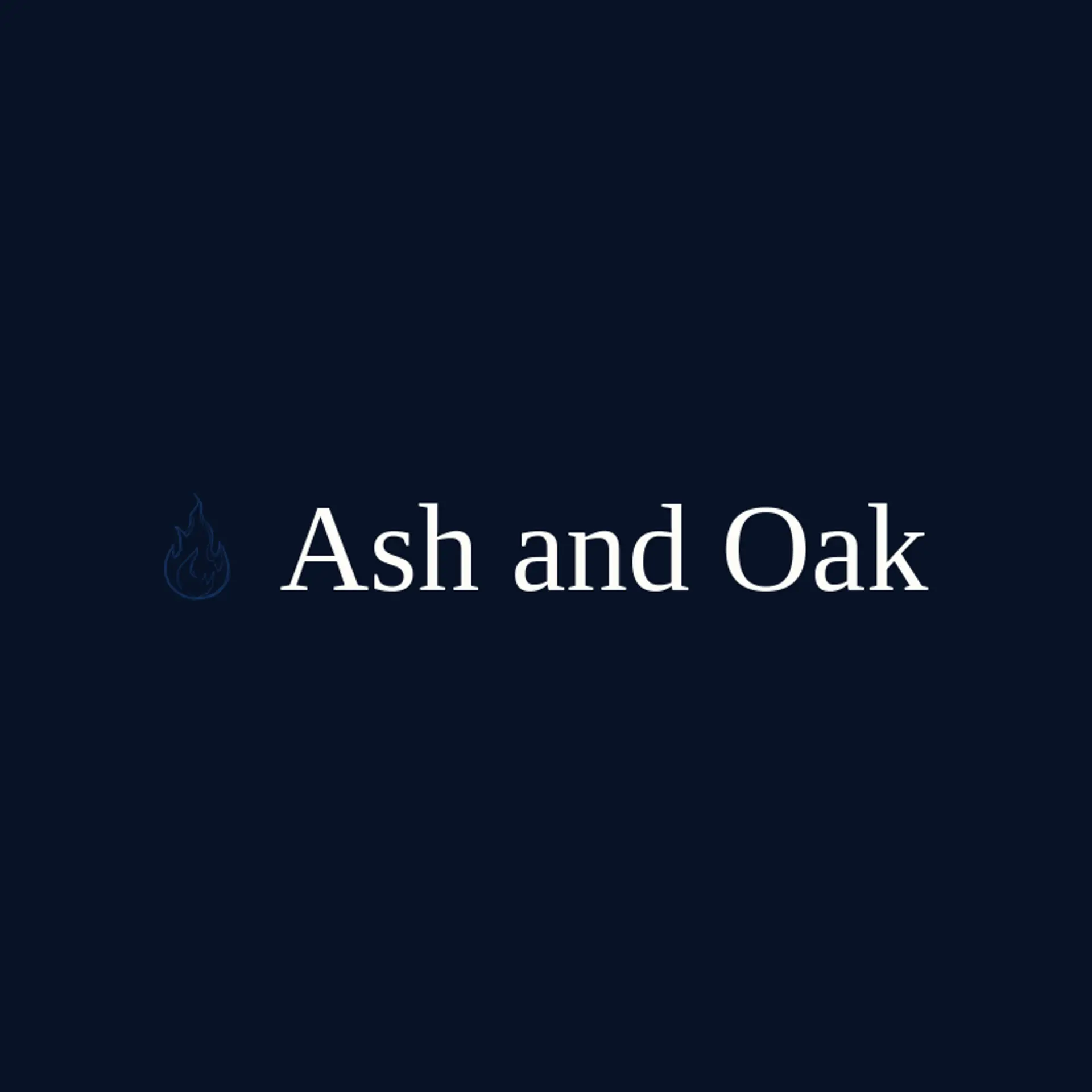 Ash and Oak logo for ember