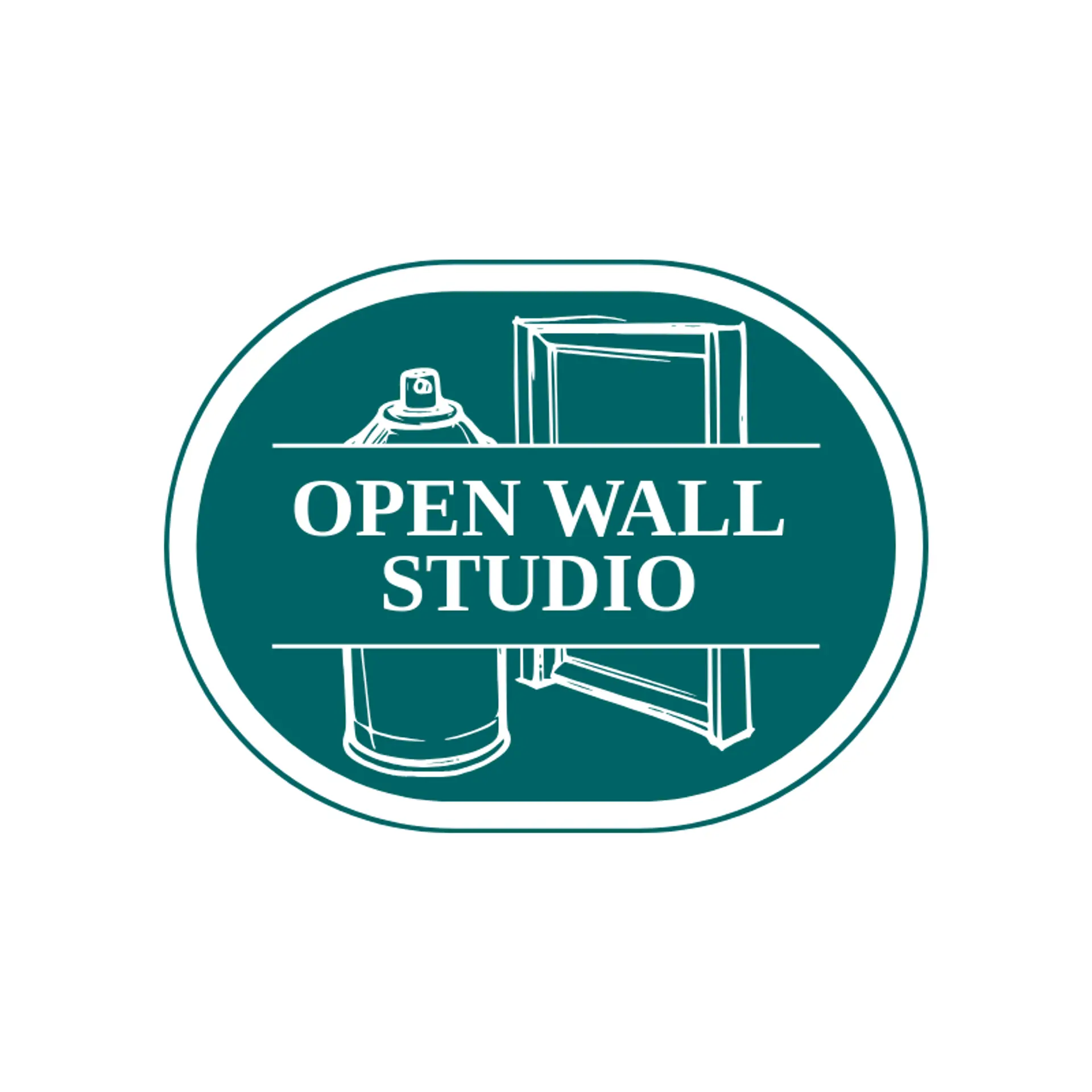 Open Wall Studio logo for spray paint