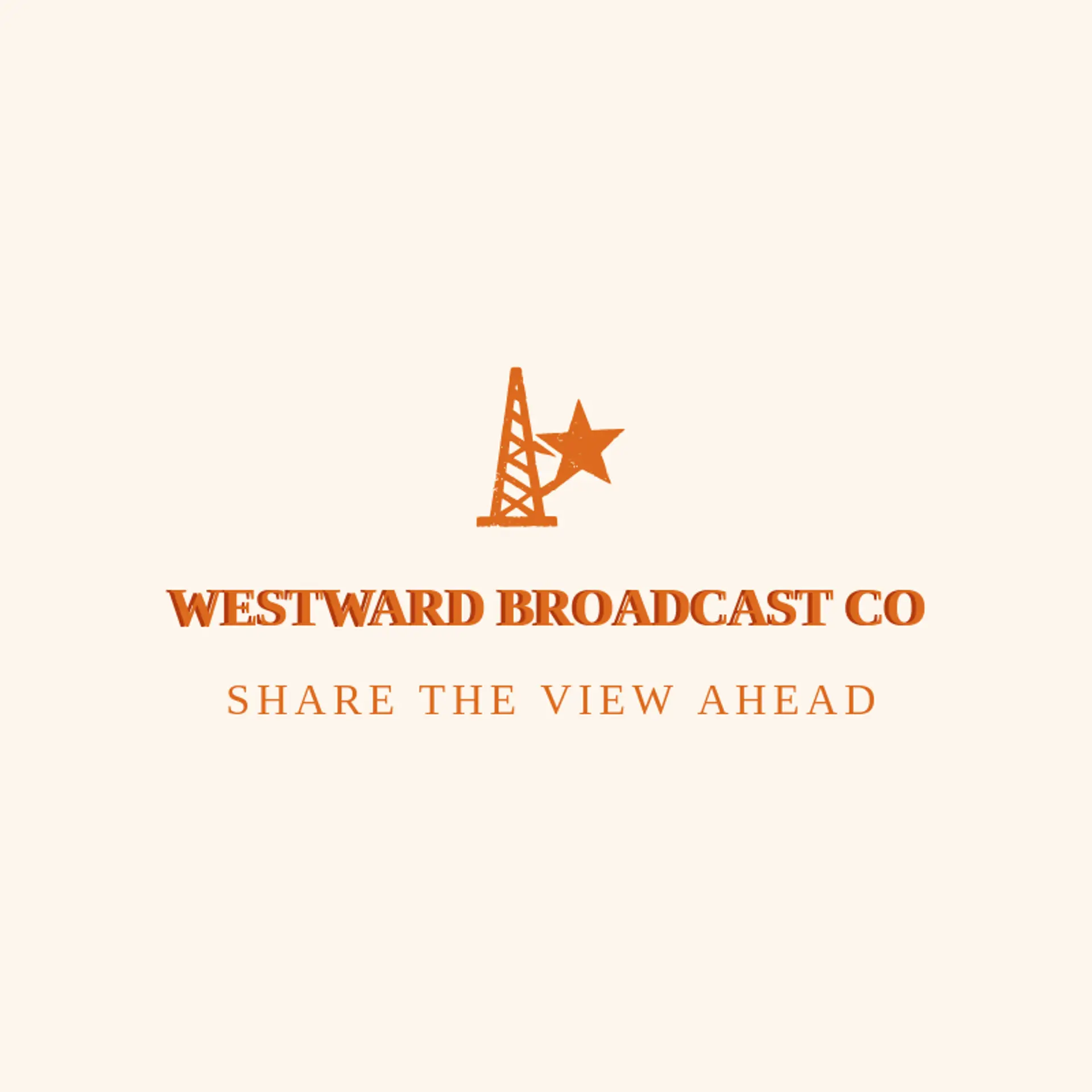 Westward Broadcast Co logo for broadcast