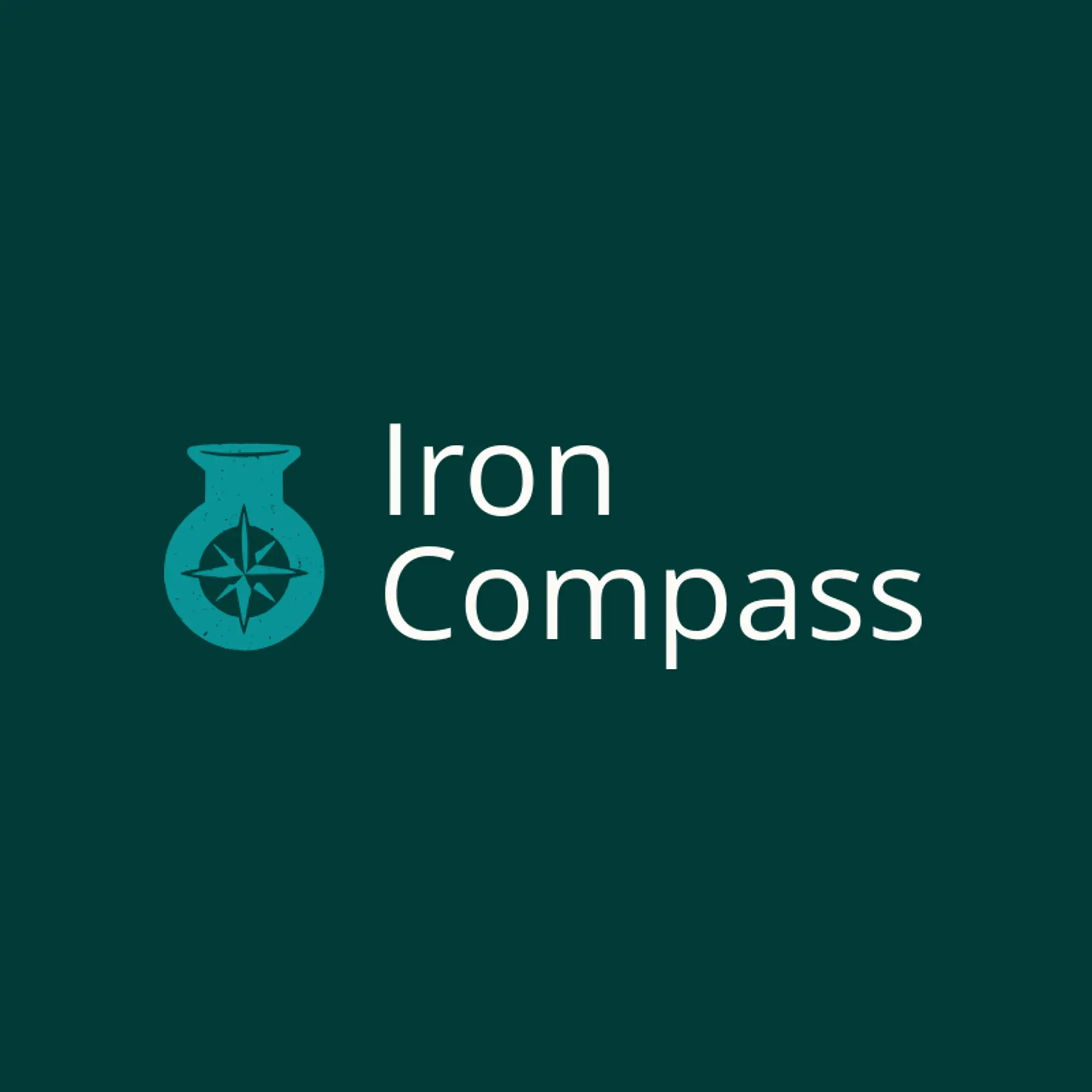 Iron Compass logo for iron