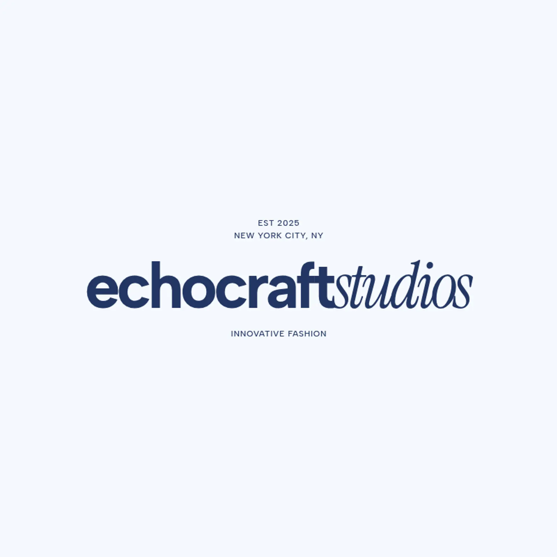 EchoCraft Studios logo for music