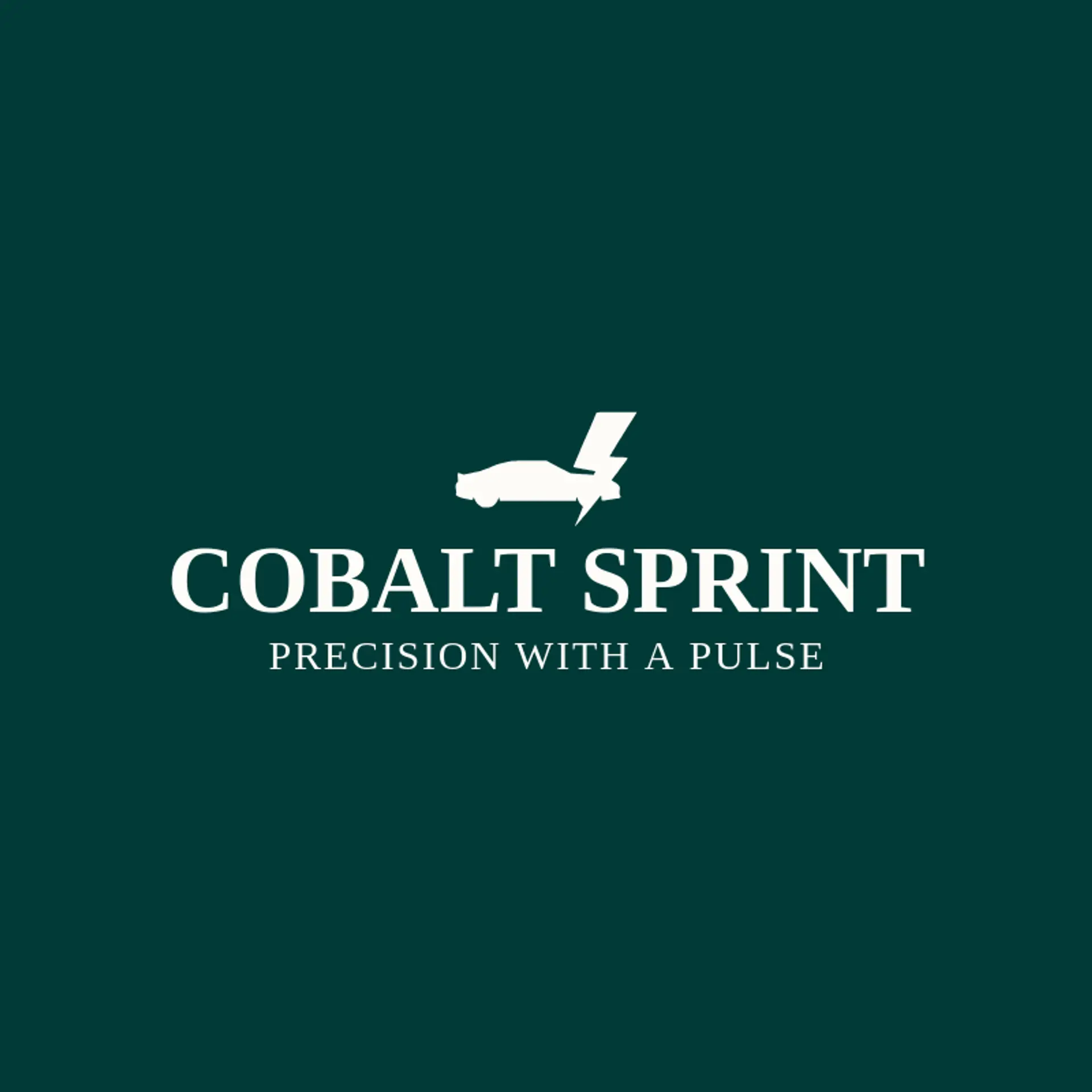 Cobalt Sprint logo for sports car