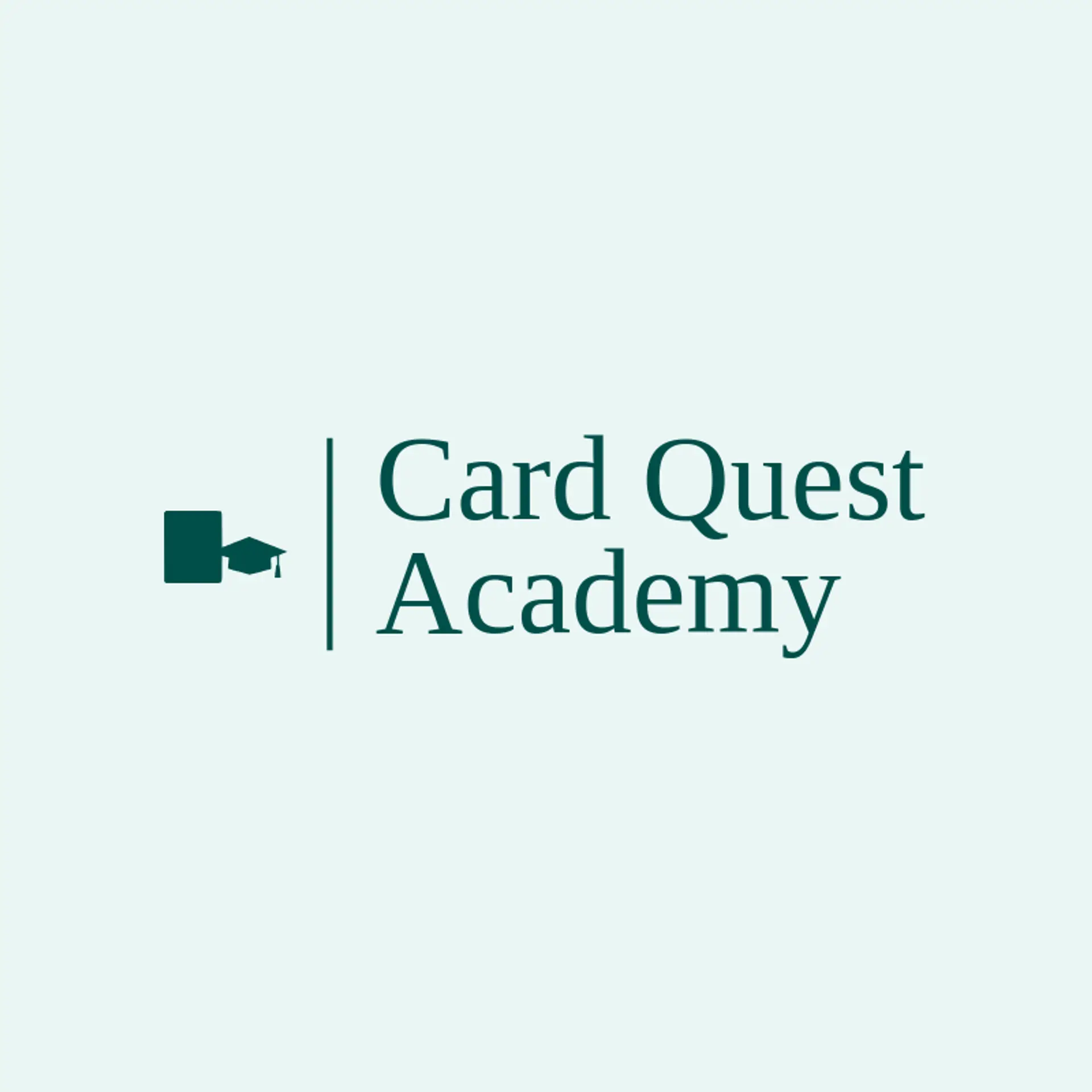 Card Quest Academy logo for trading card