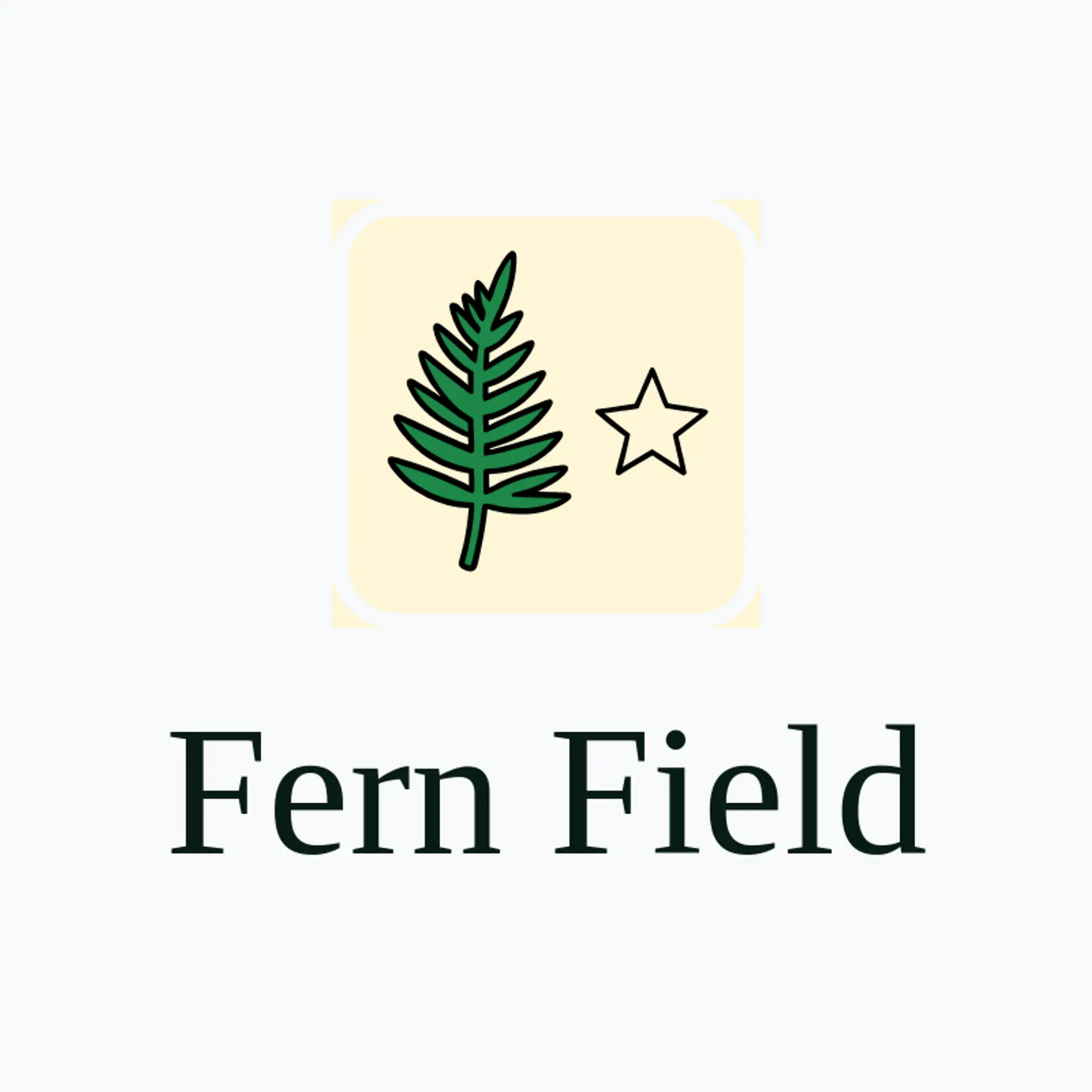 Fern Field logo for gardening