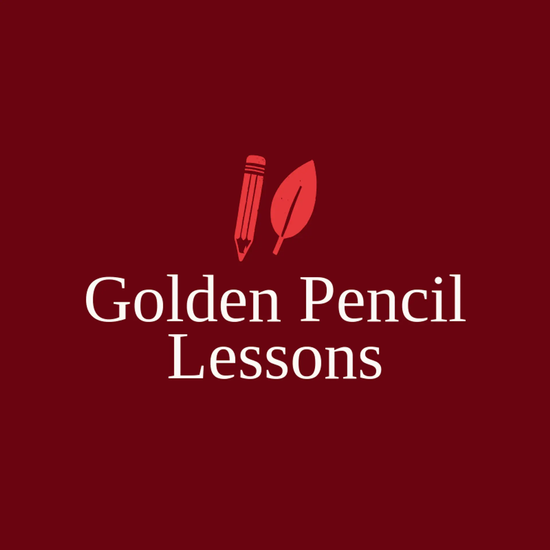 Golden Pencil Lessons logo for class