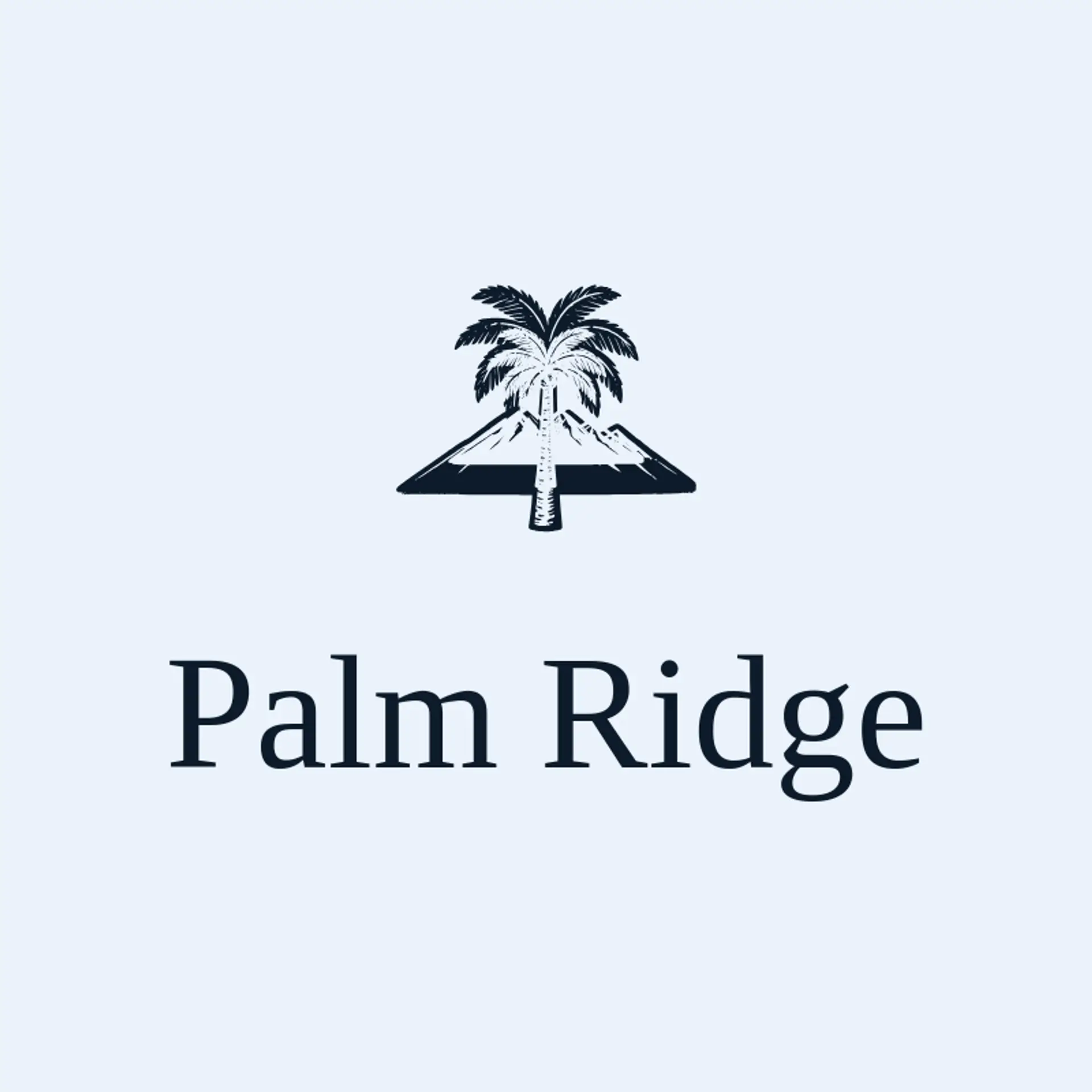 Palm Ridge logo for palm tree