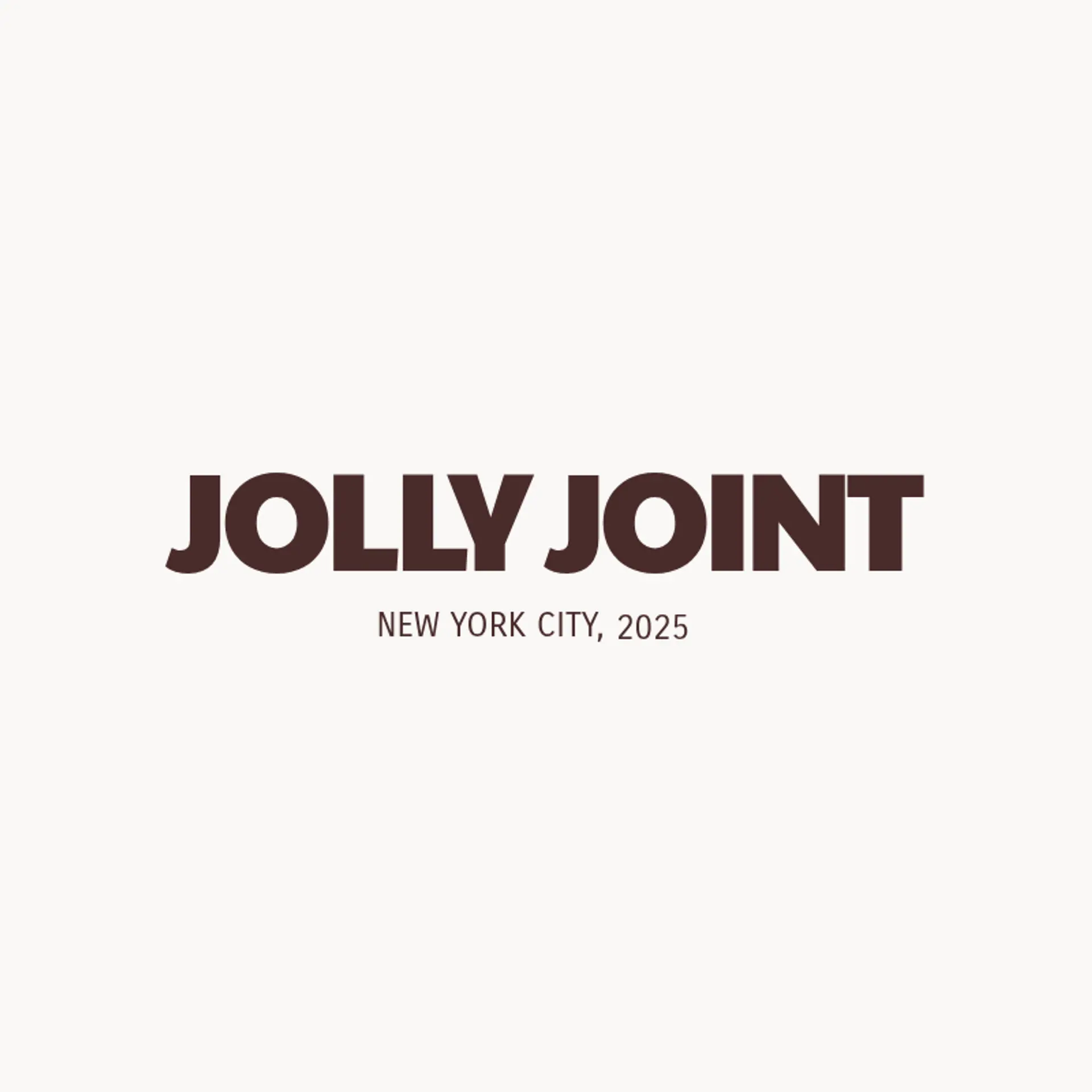 Jolly Joint logo for bar restaurant