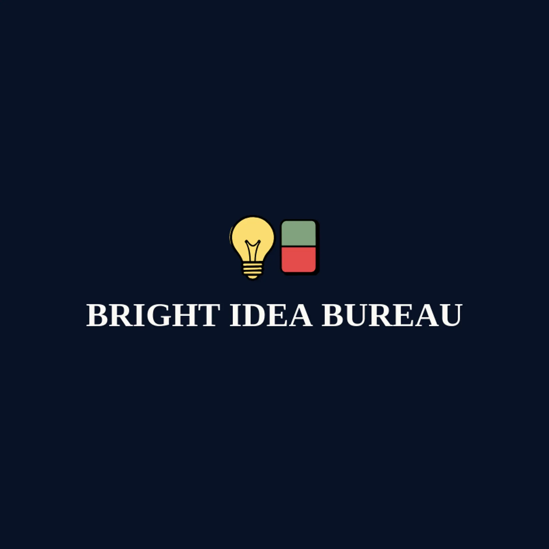 Bright Idea Bureau logo for graphic designer