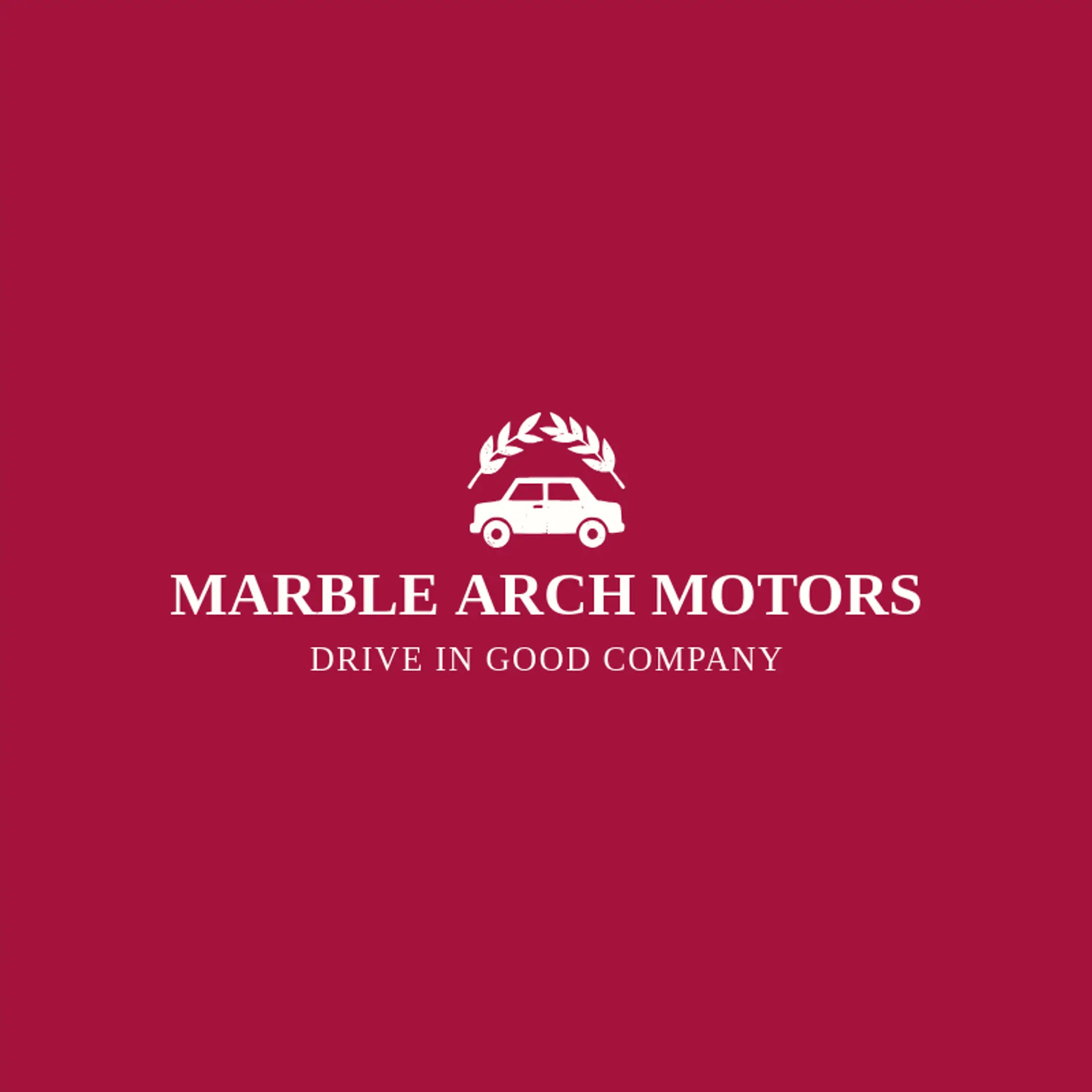 Marble Arch Motors logo for automobile