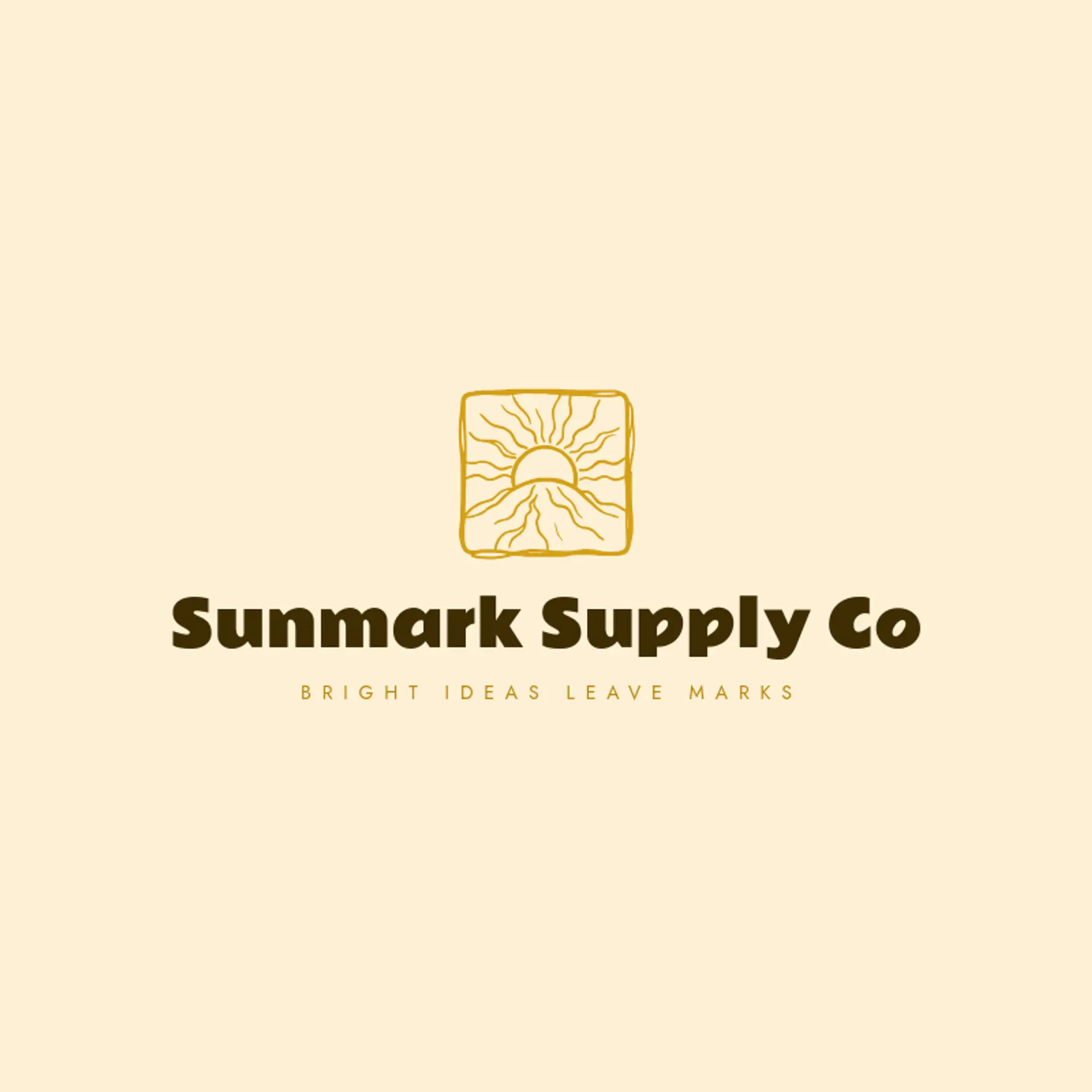 Sunmark Supply Co logo for stamp
