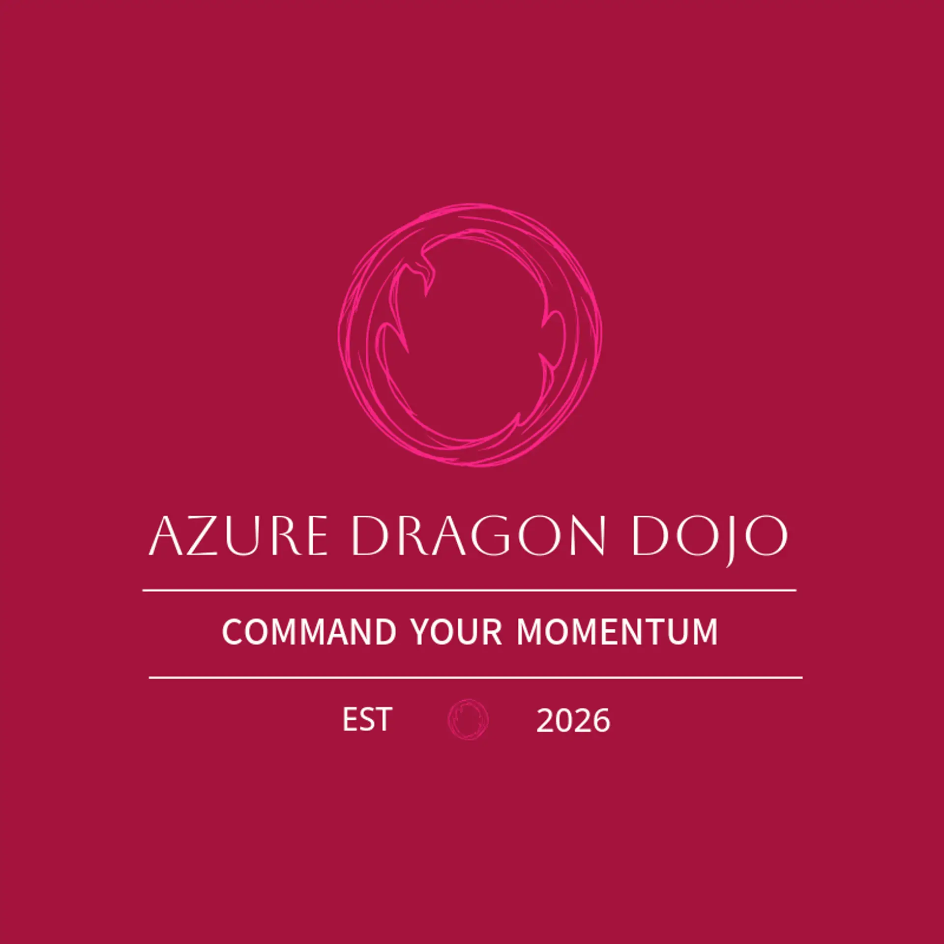 Azure Dragon Dojo logo for ninja