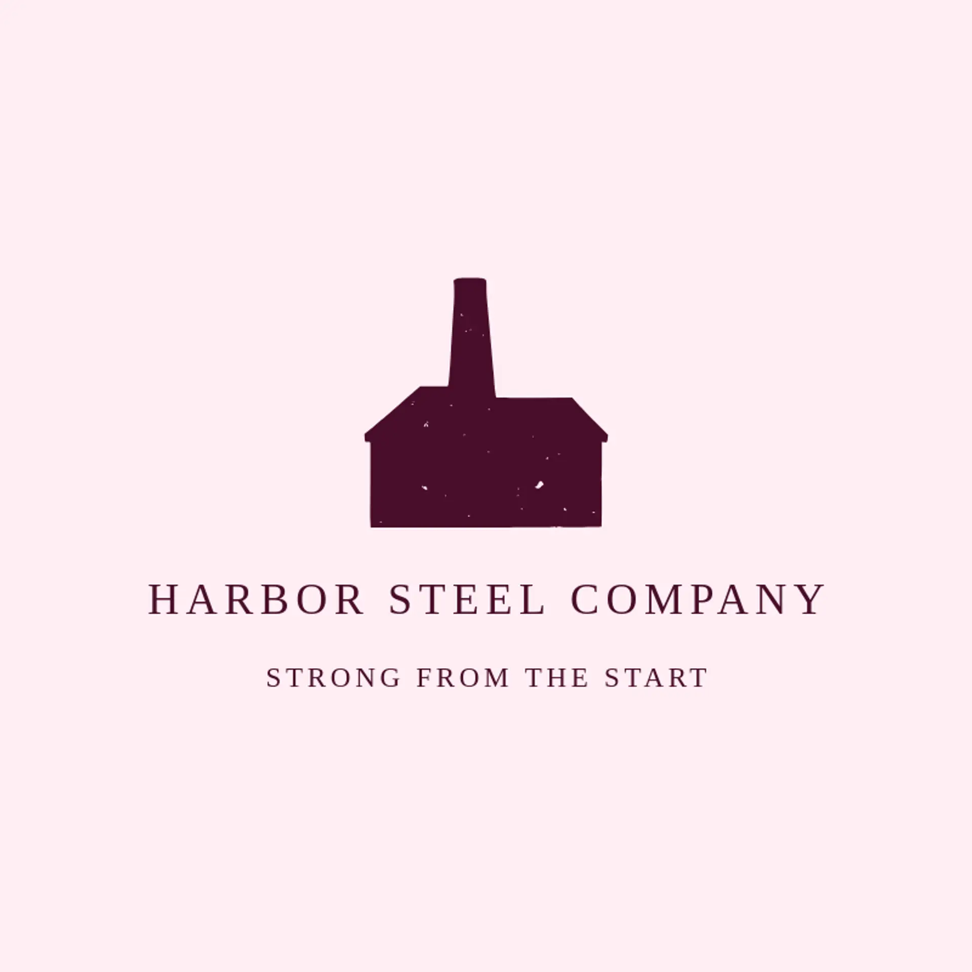 Harbor Steel Company logo for factory