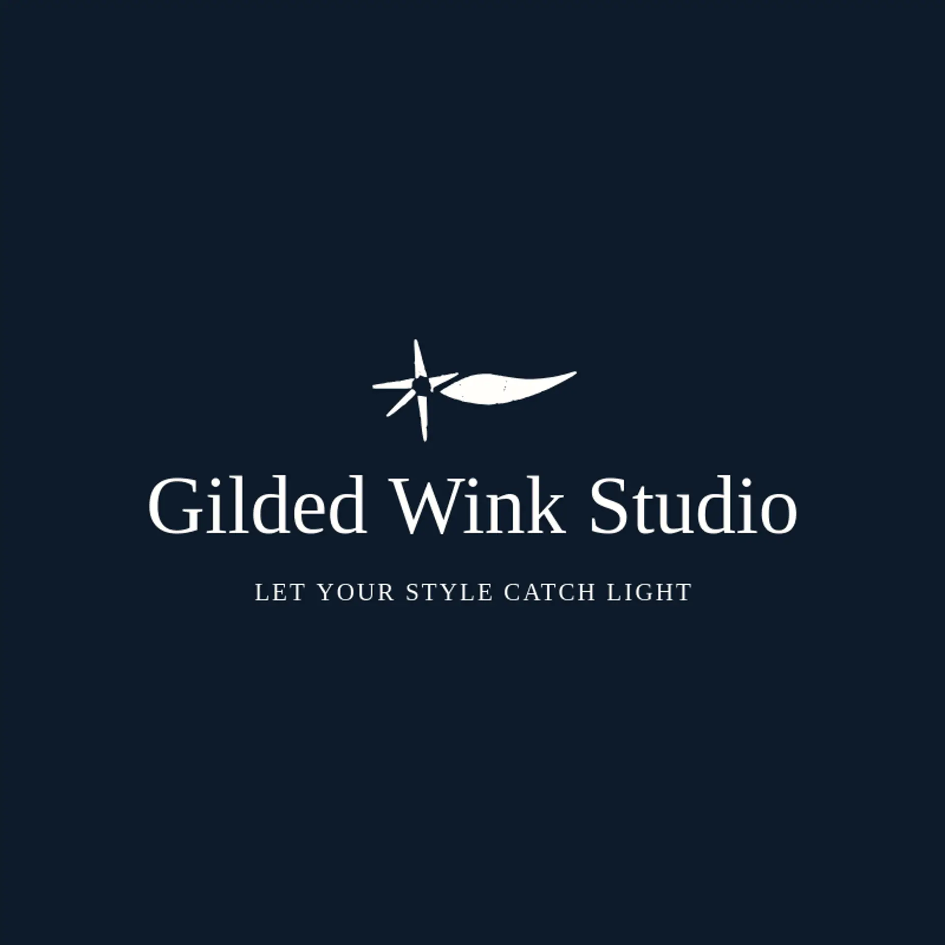 Gilded Wink Studio logo for sparkle