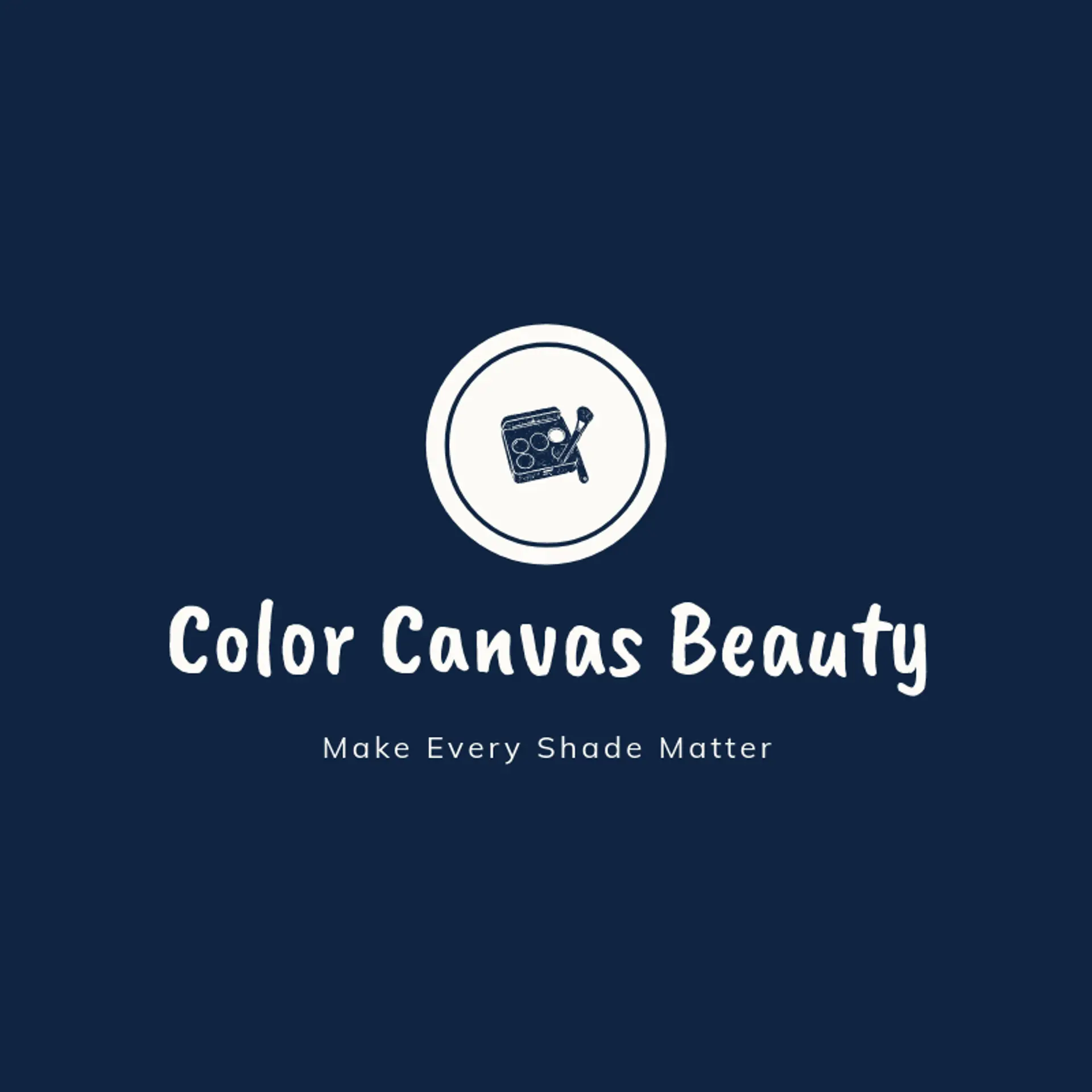 Color Canvas Beauty logo for makeup