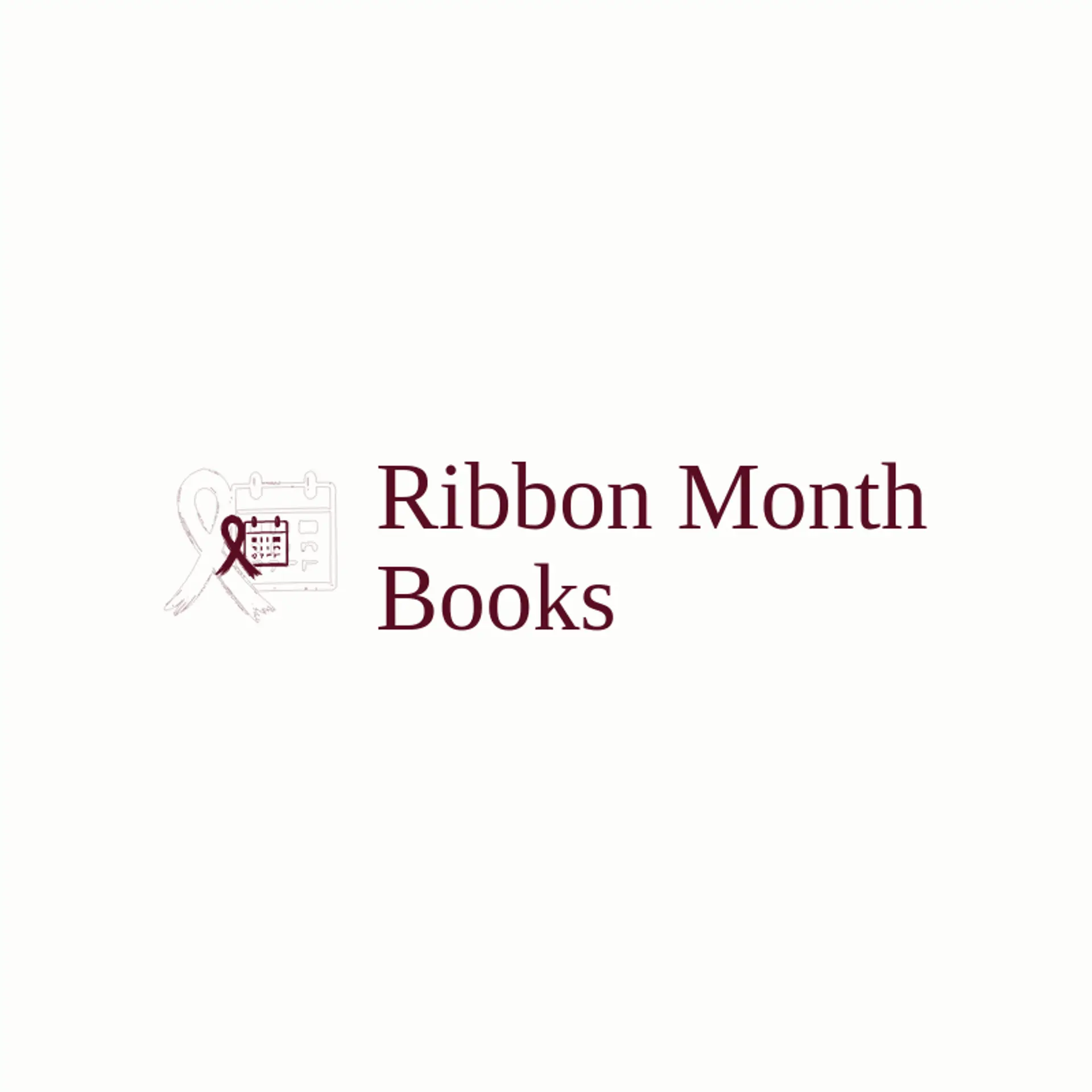 Ribbon Month Books logo for calendar