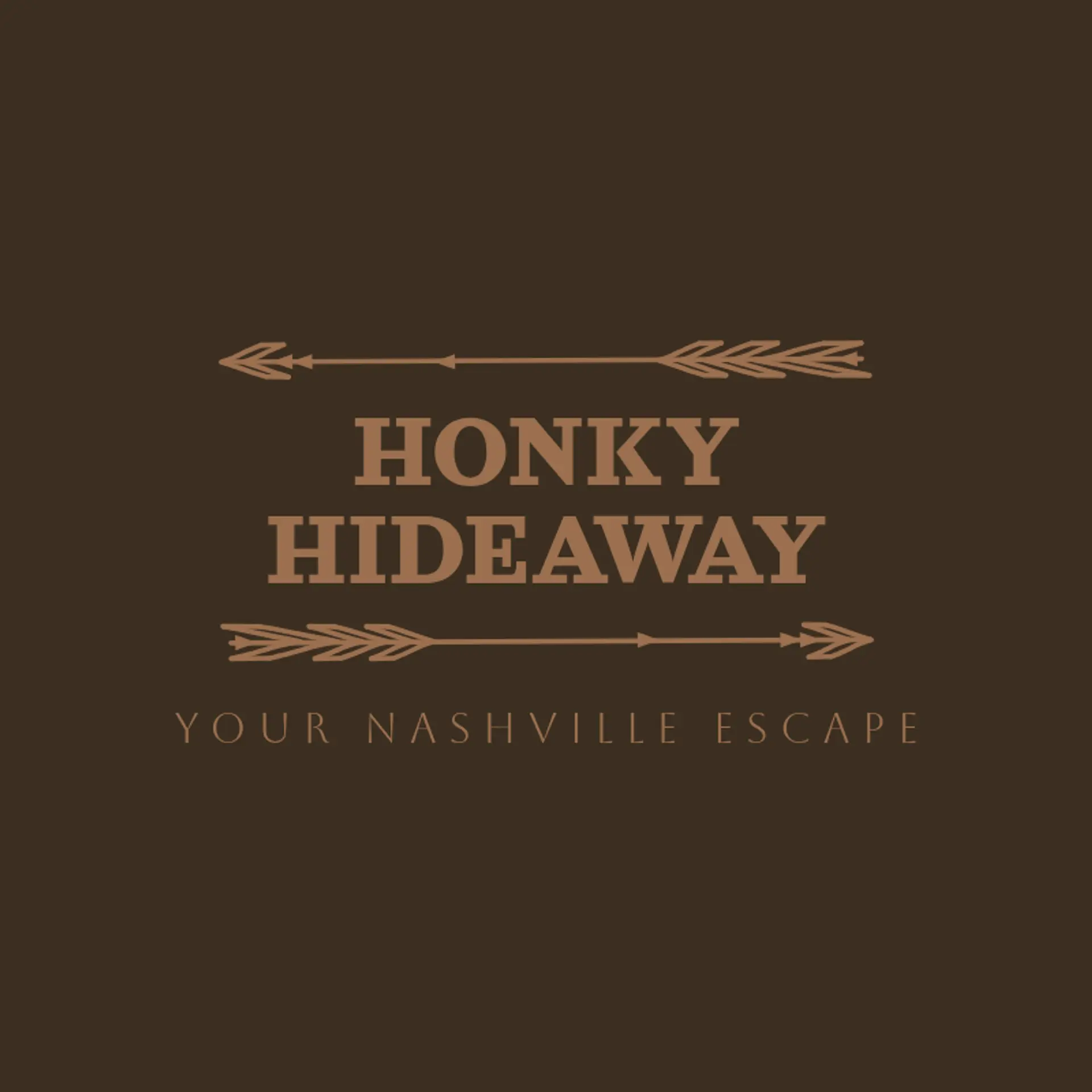 Honky Hideaway logo for country music