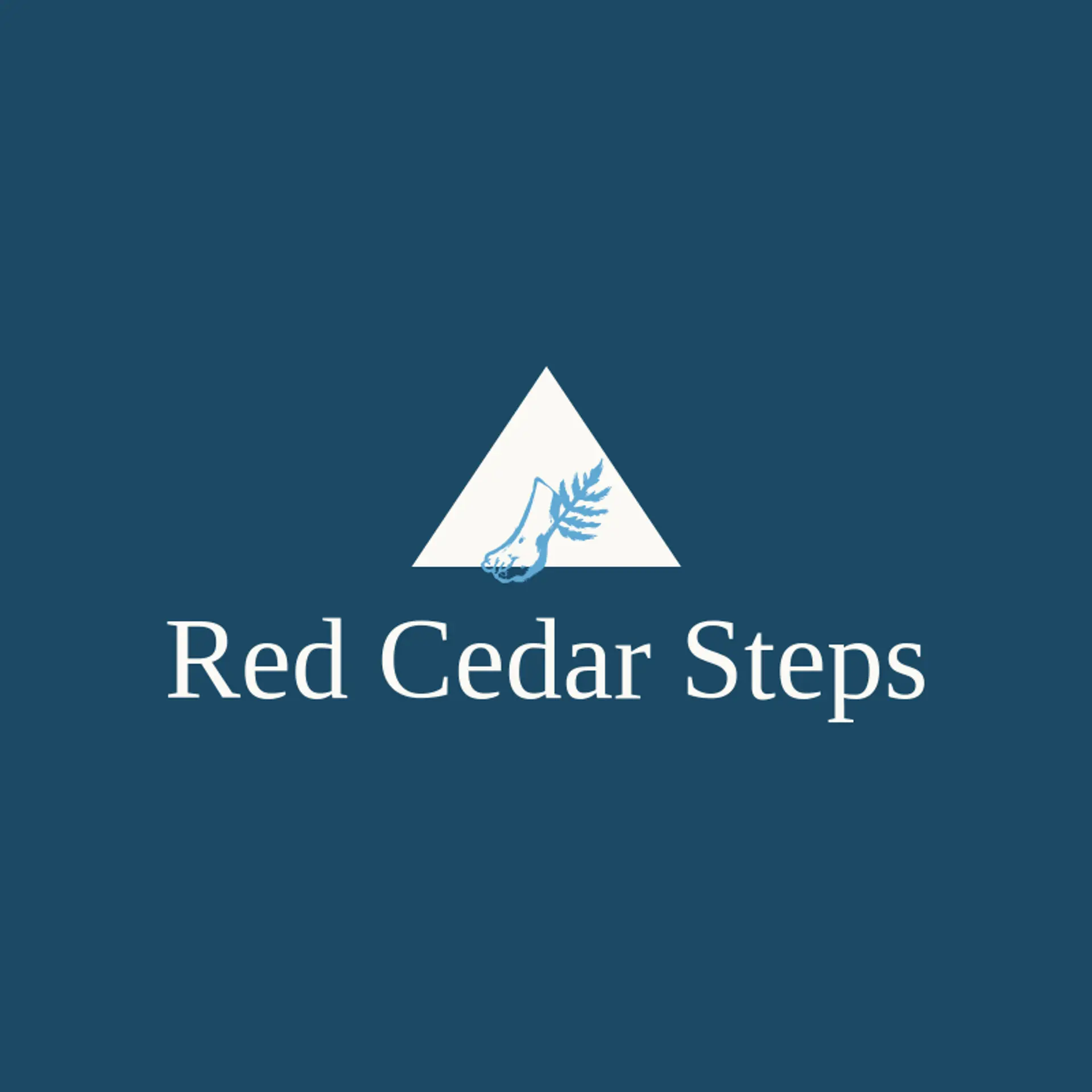 Red Cedar Steps logo for foot