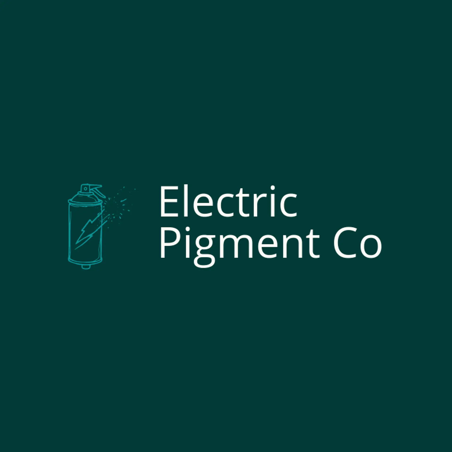 Electric Pigment Co logo for spray paint