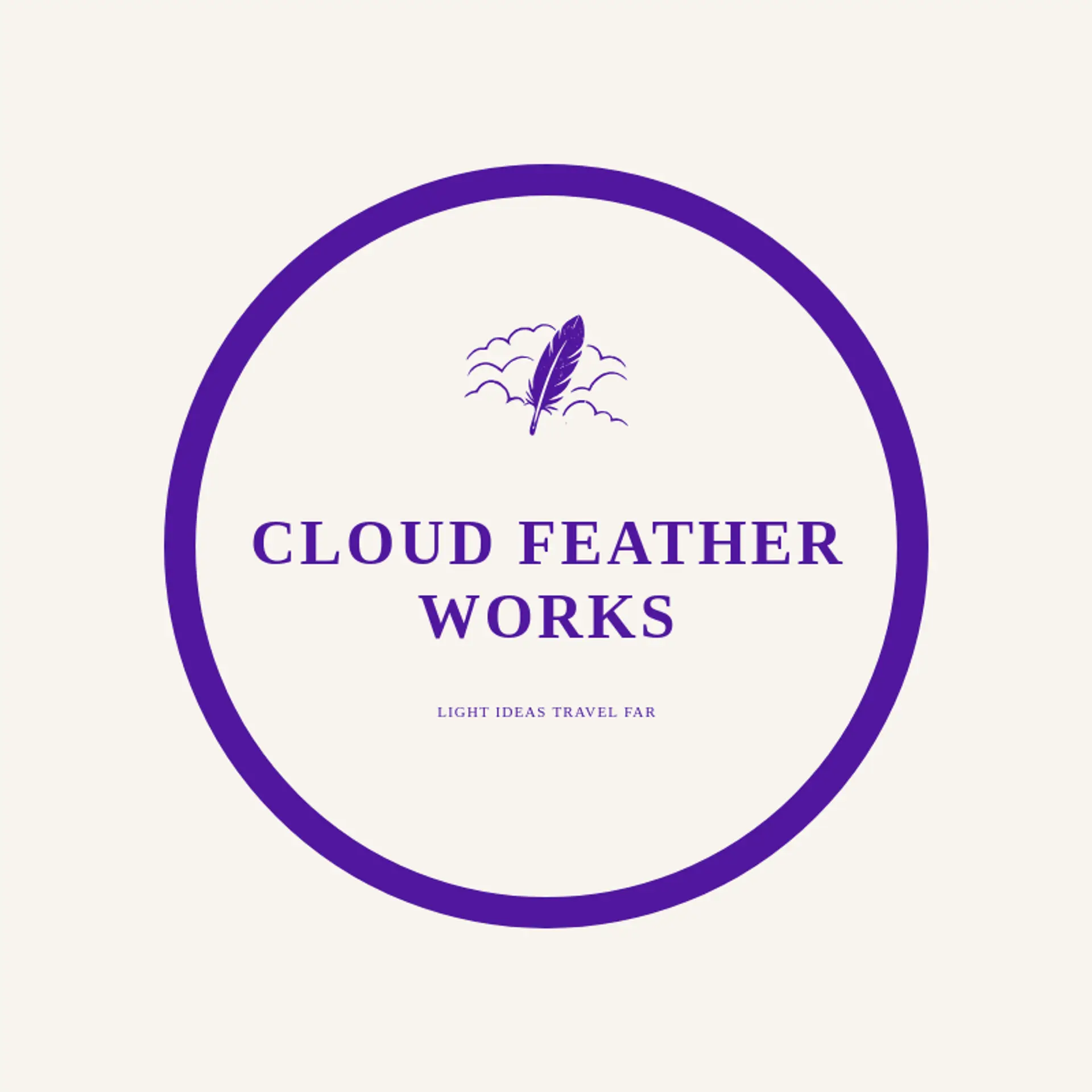 Cloud Feather Works logo for wing