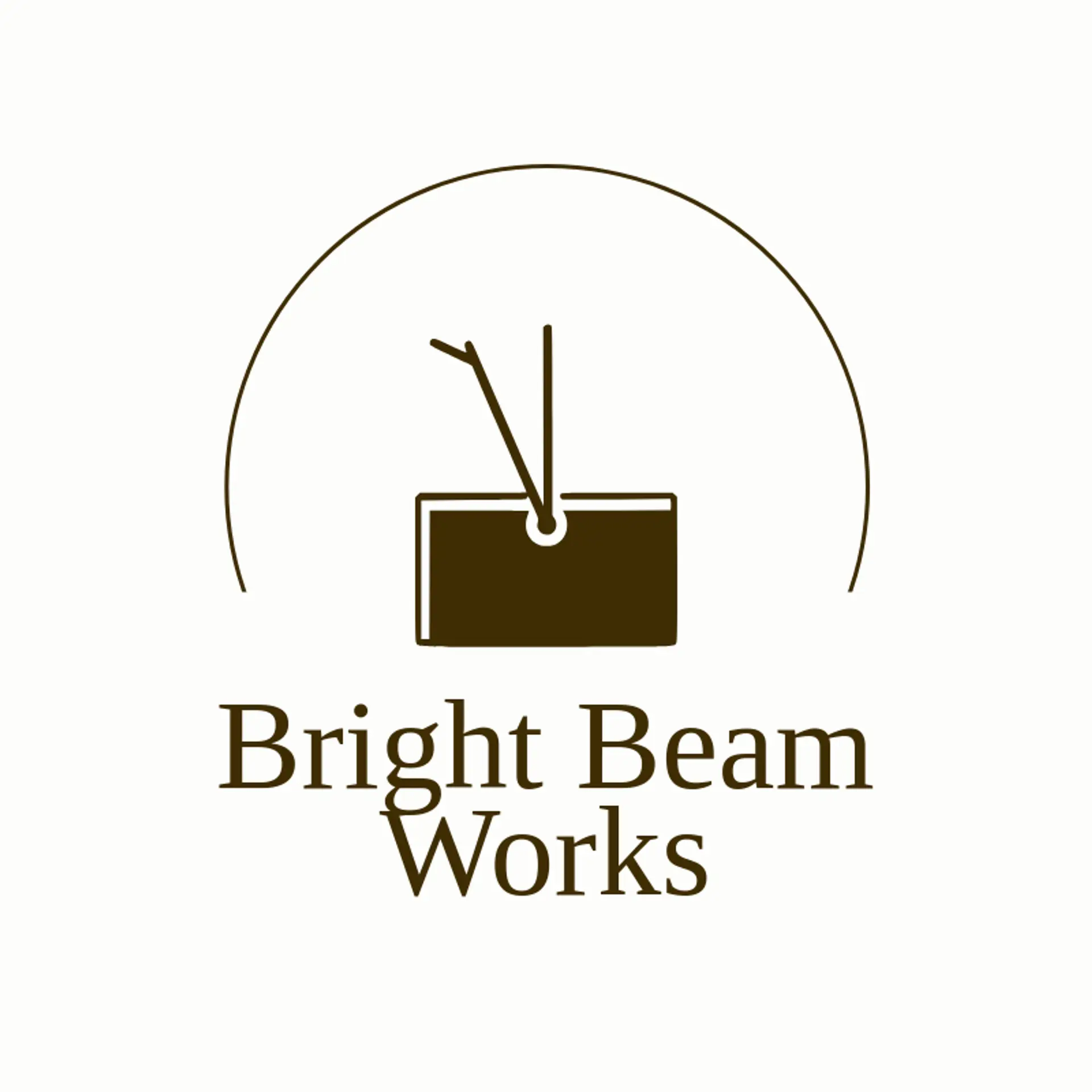 Bright Beam Works logo for laser engraving
