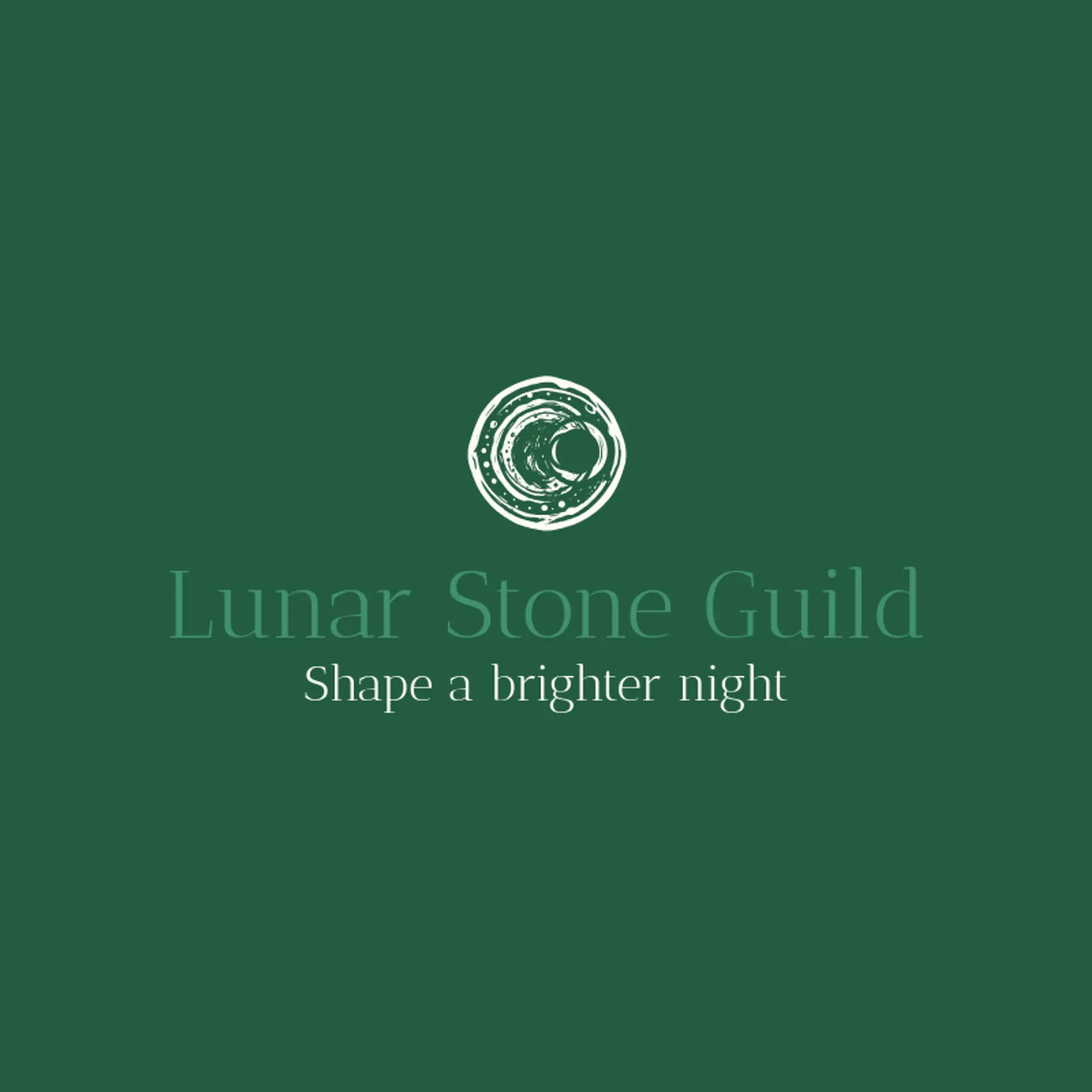 Lunar Stone Guild logo for moon