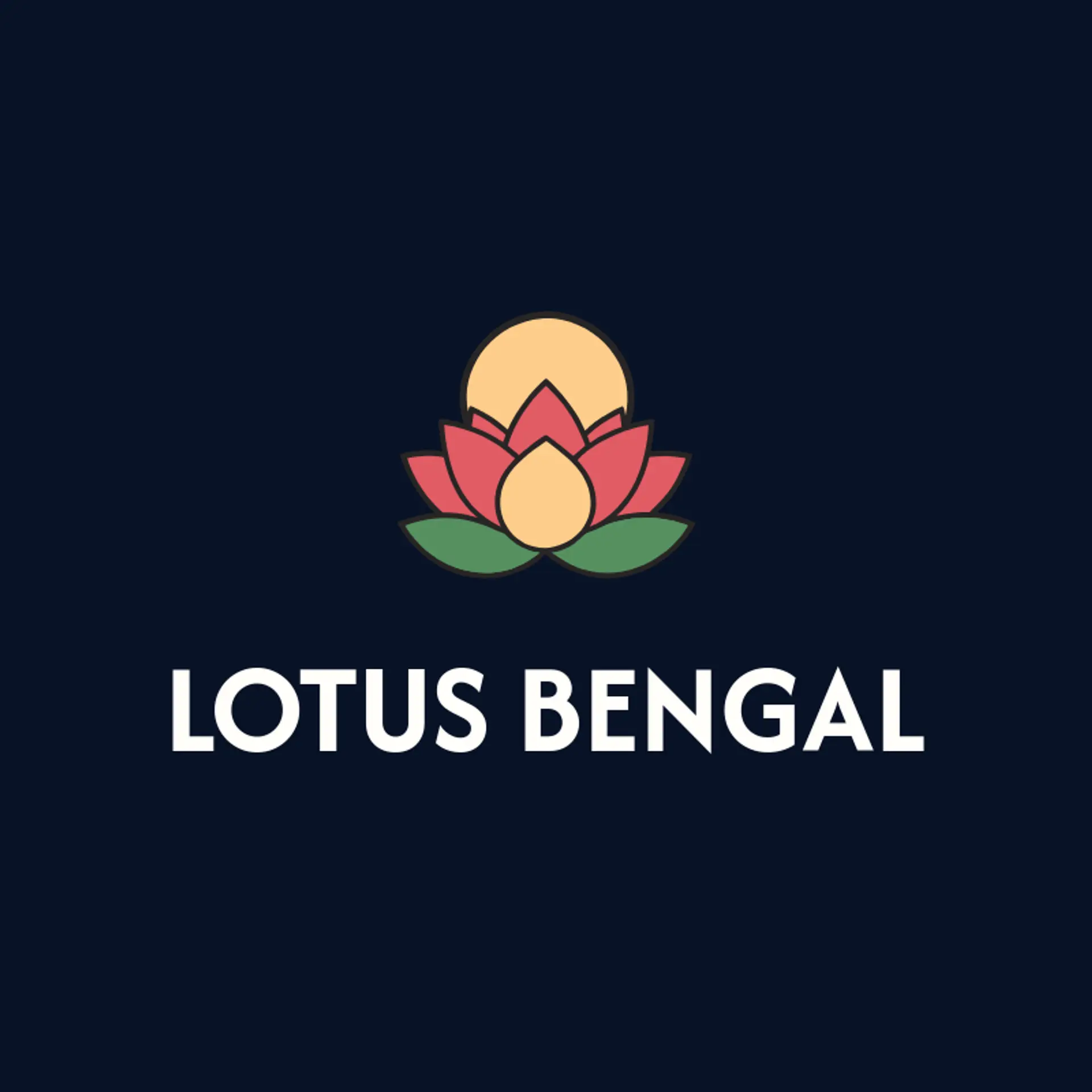 Lotus Bengal logo for bengali