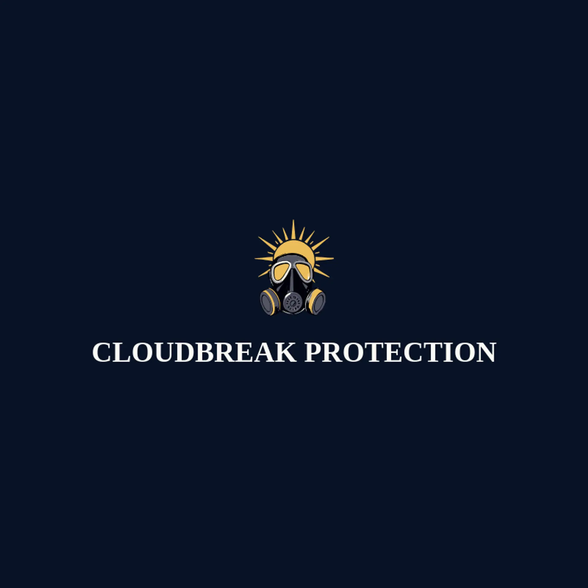 Cloudbreak Protection logo for gas mask