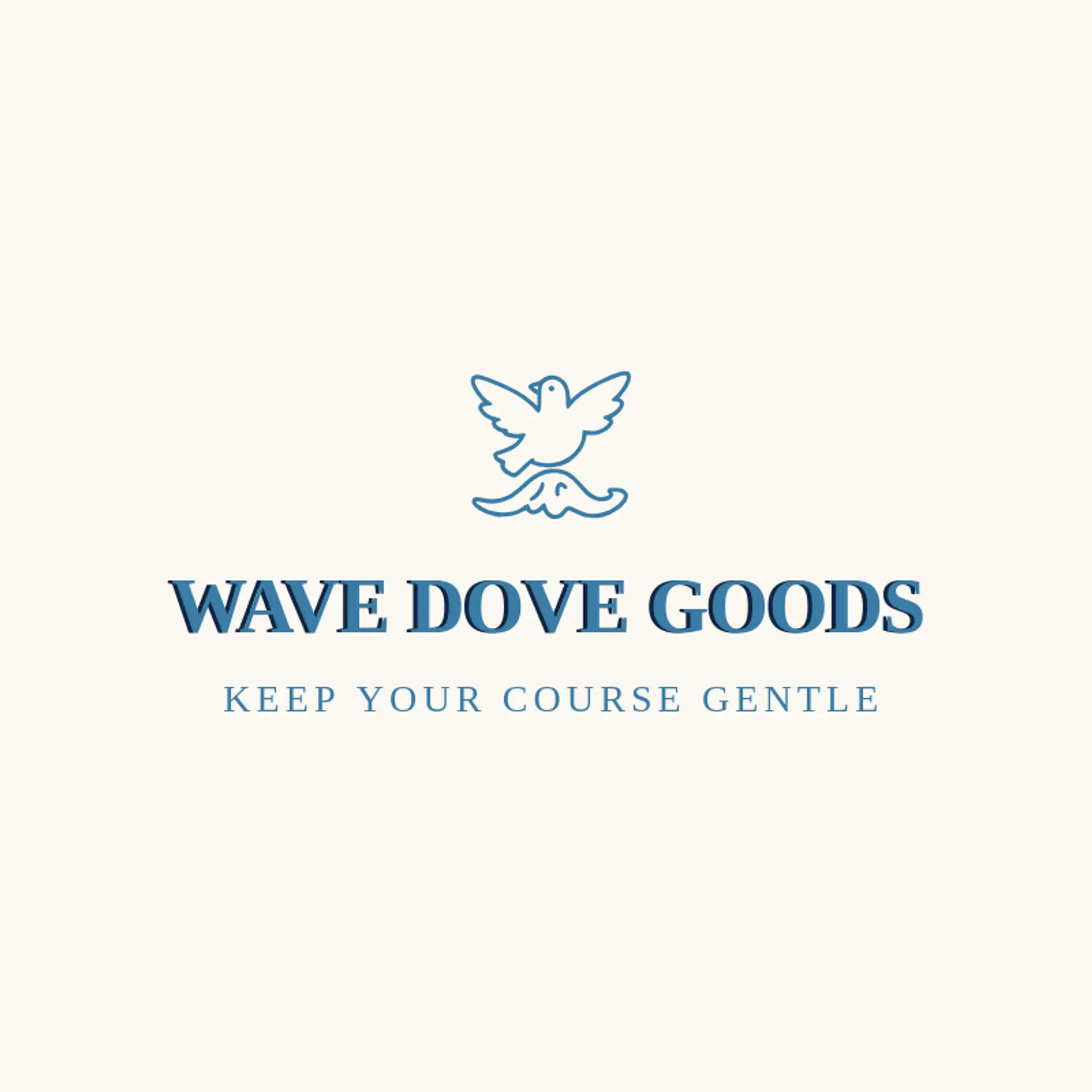 Wave Dove Goods logo for wing