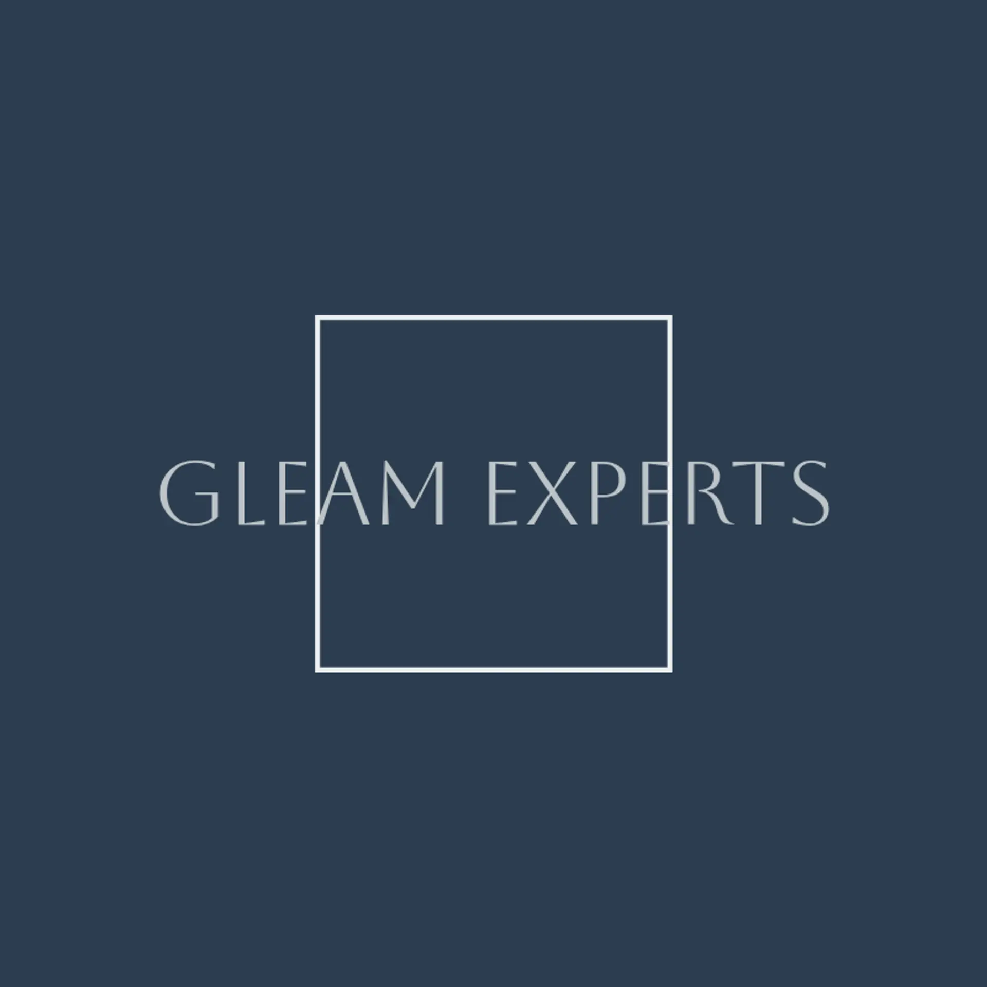 Gleam Experts logo for blg cleaning service