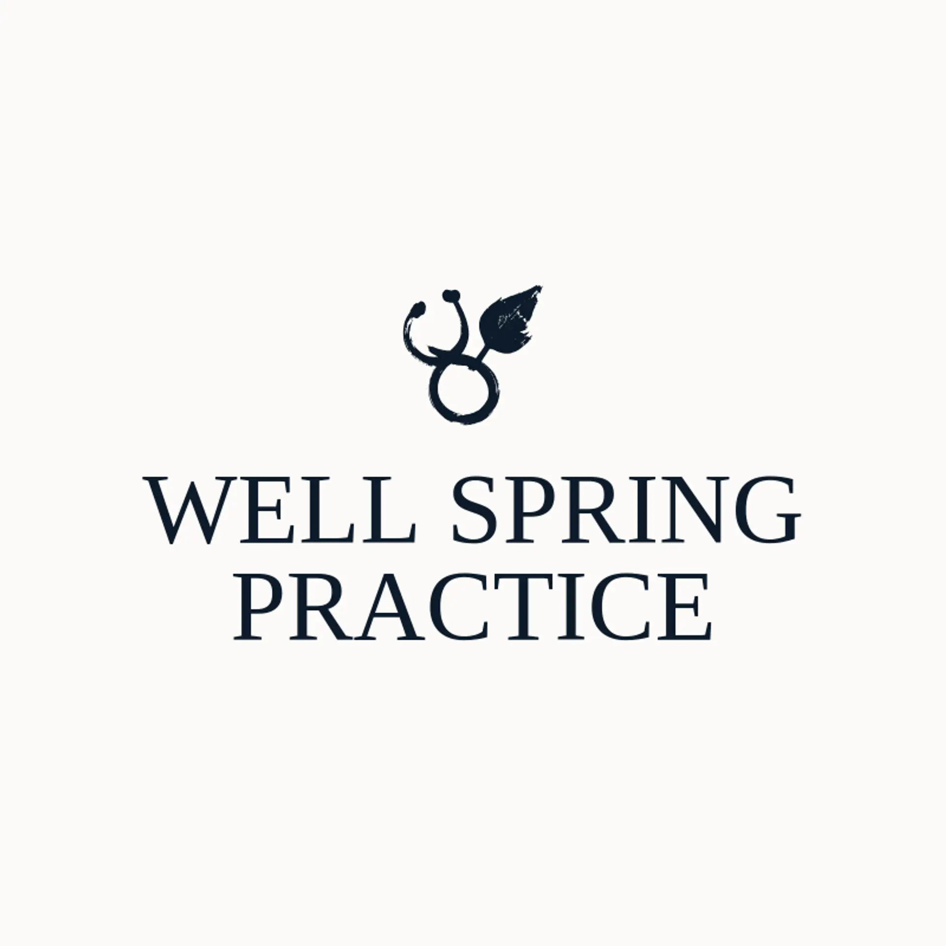 Well Spring Practice logo for stethoscope