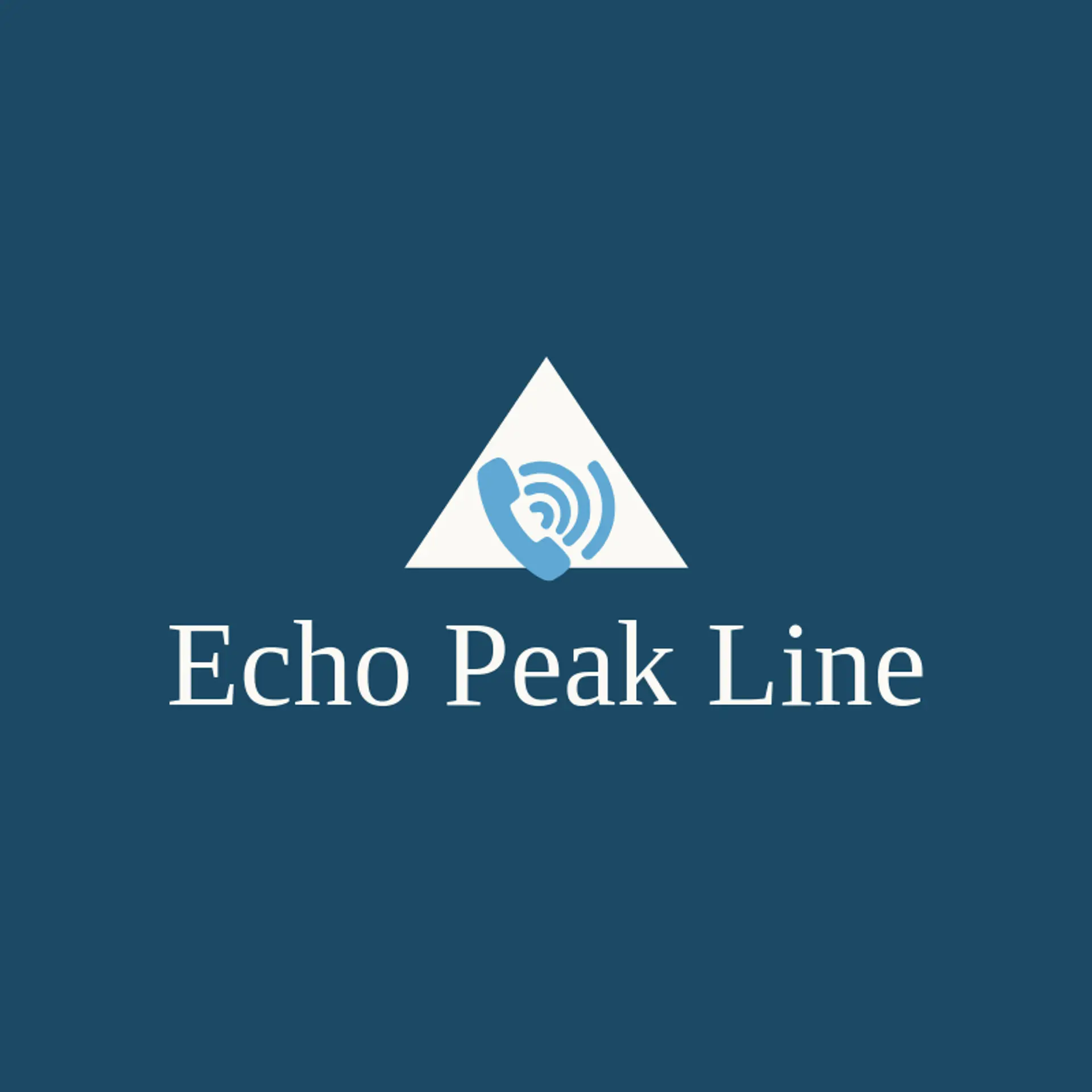 Echo Peak Line logo for telephone