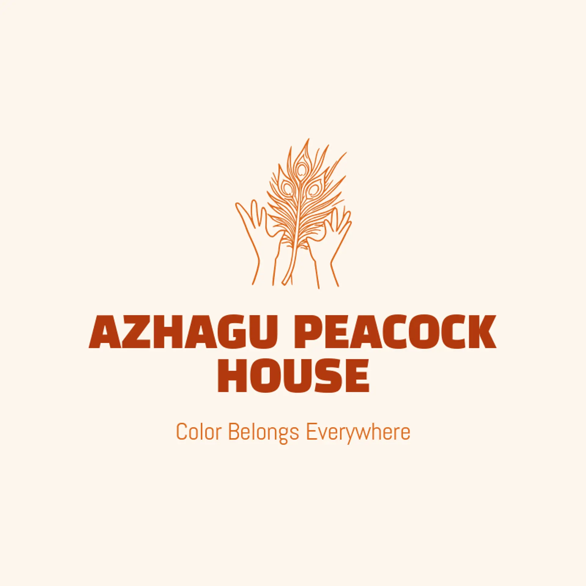 Azhagu Peacock House logo for tamil