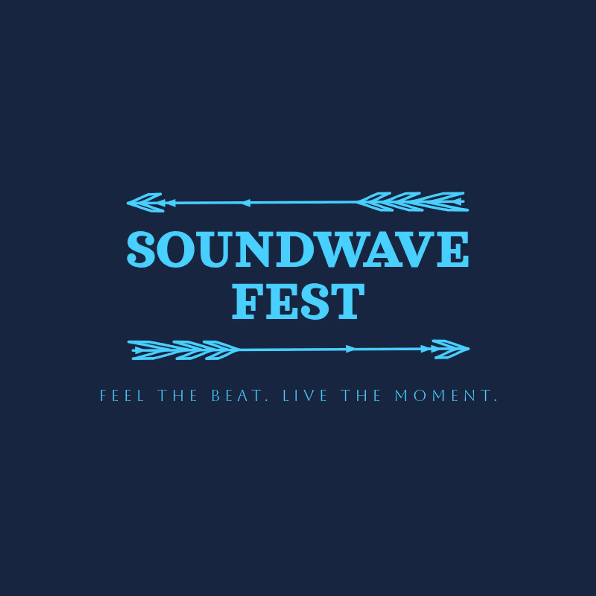 RhythmGather Fest logo for music festival