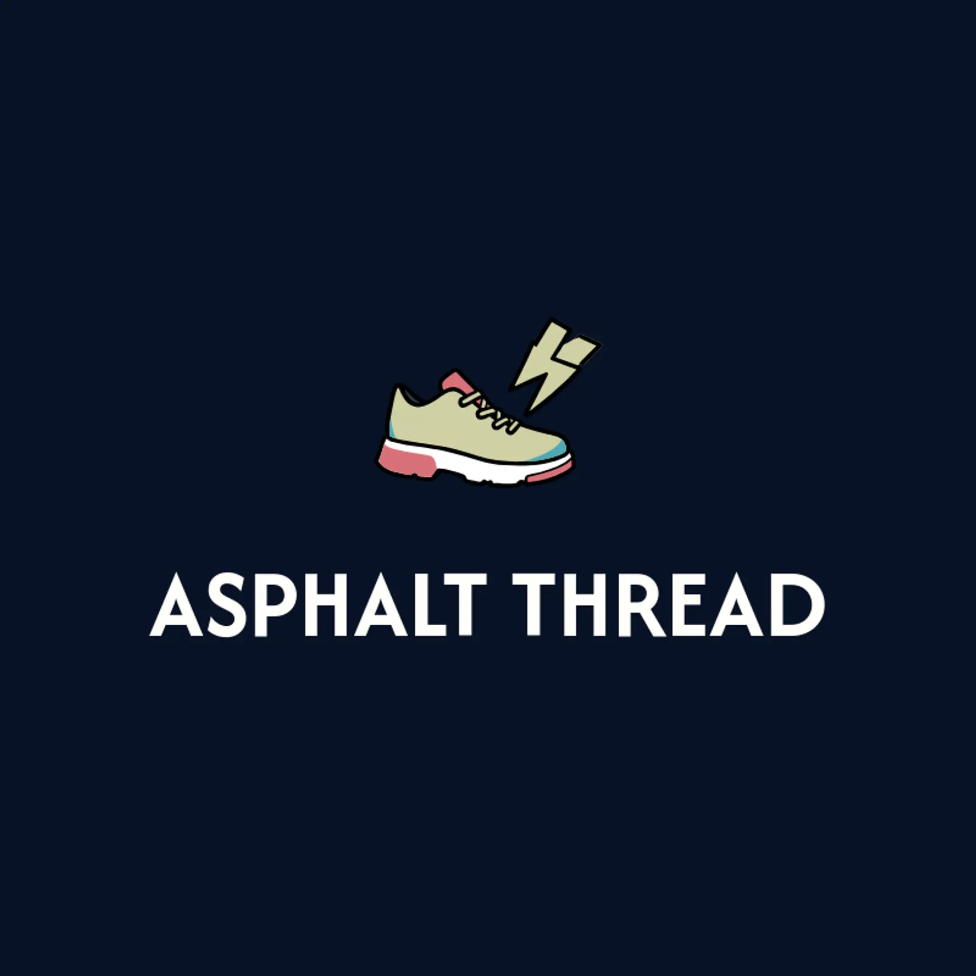 Asphalt Thread logo for streetwear
