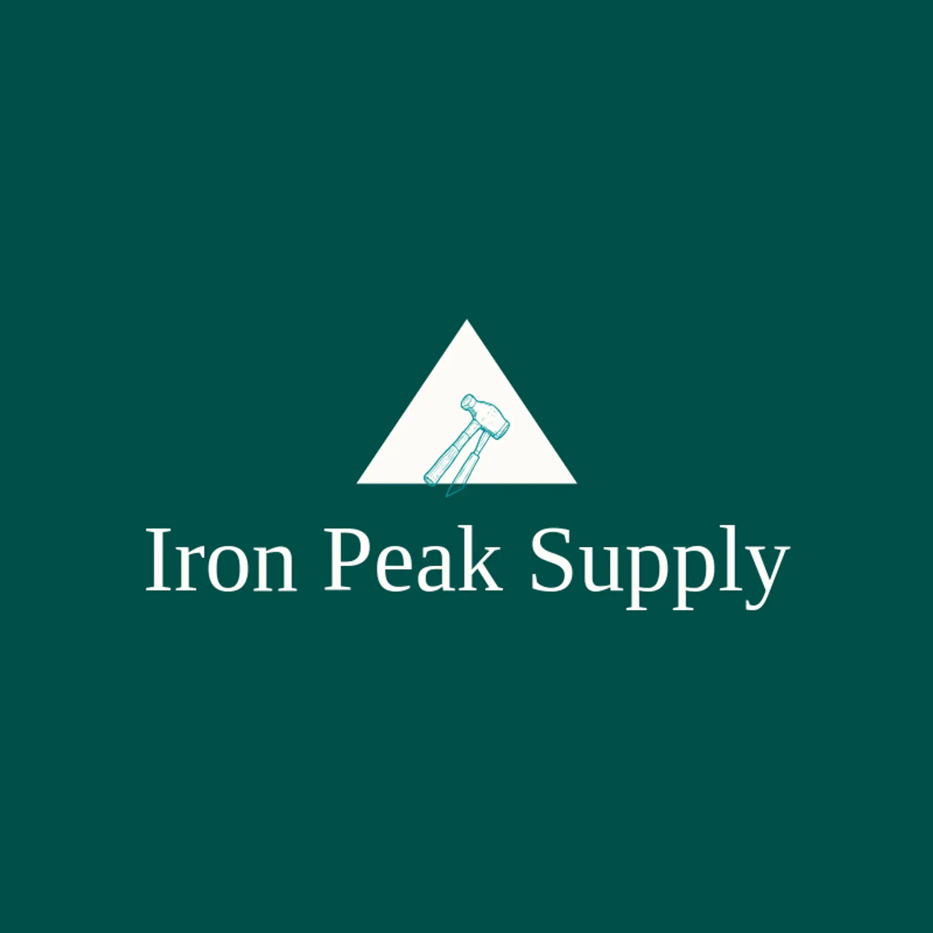 Iron Peak Supply logo for masculine