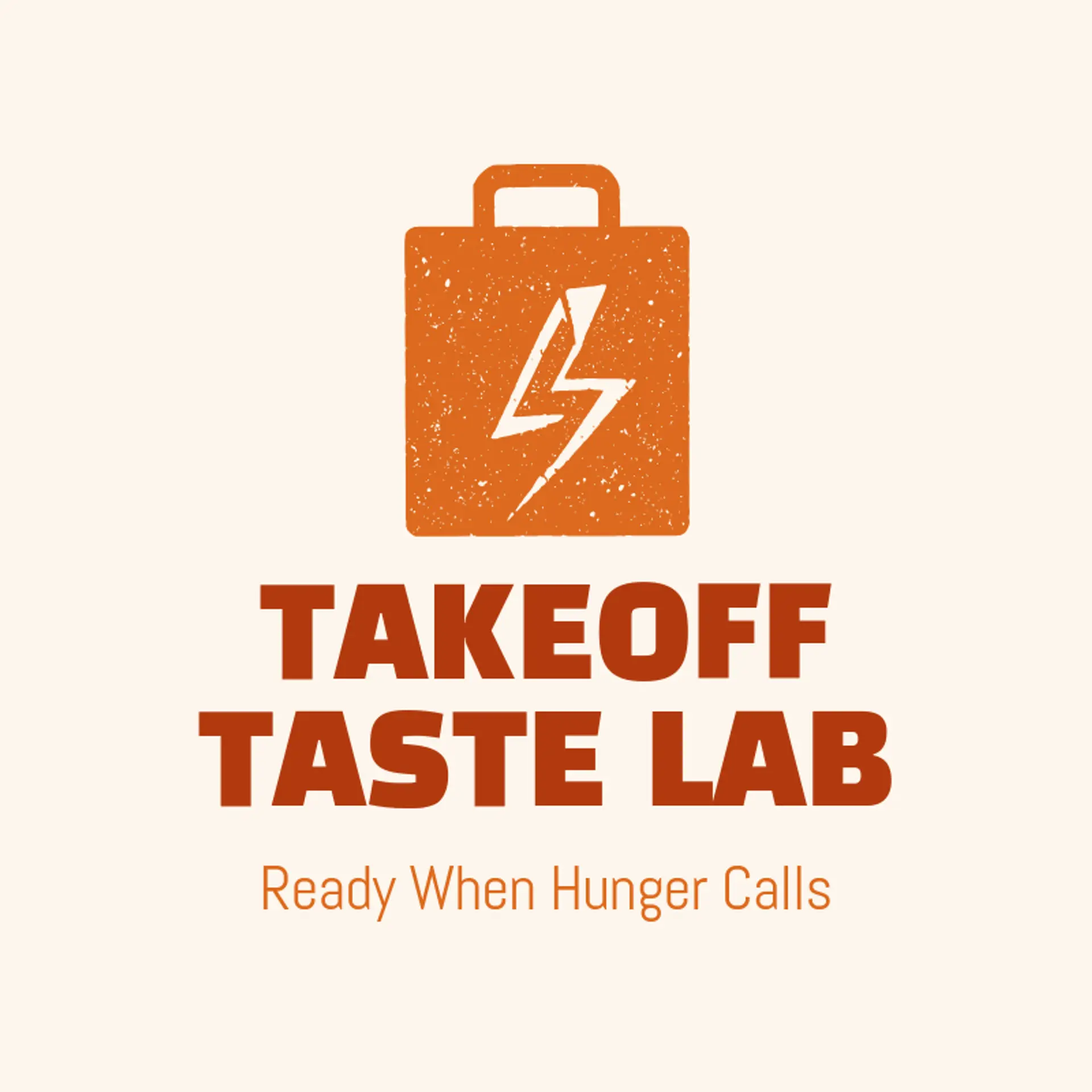 Takeoff Taste Lab logo for cloud kitchen