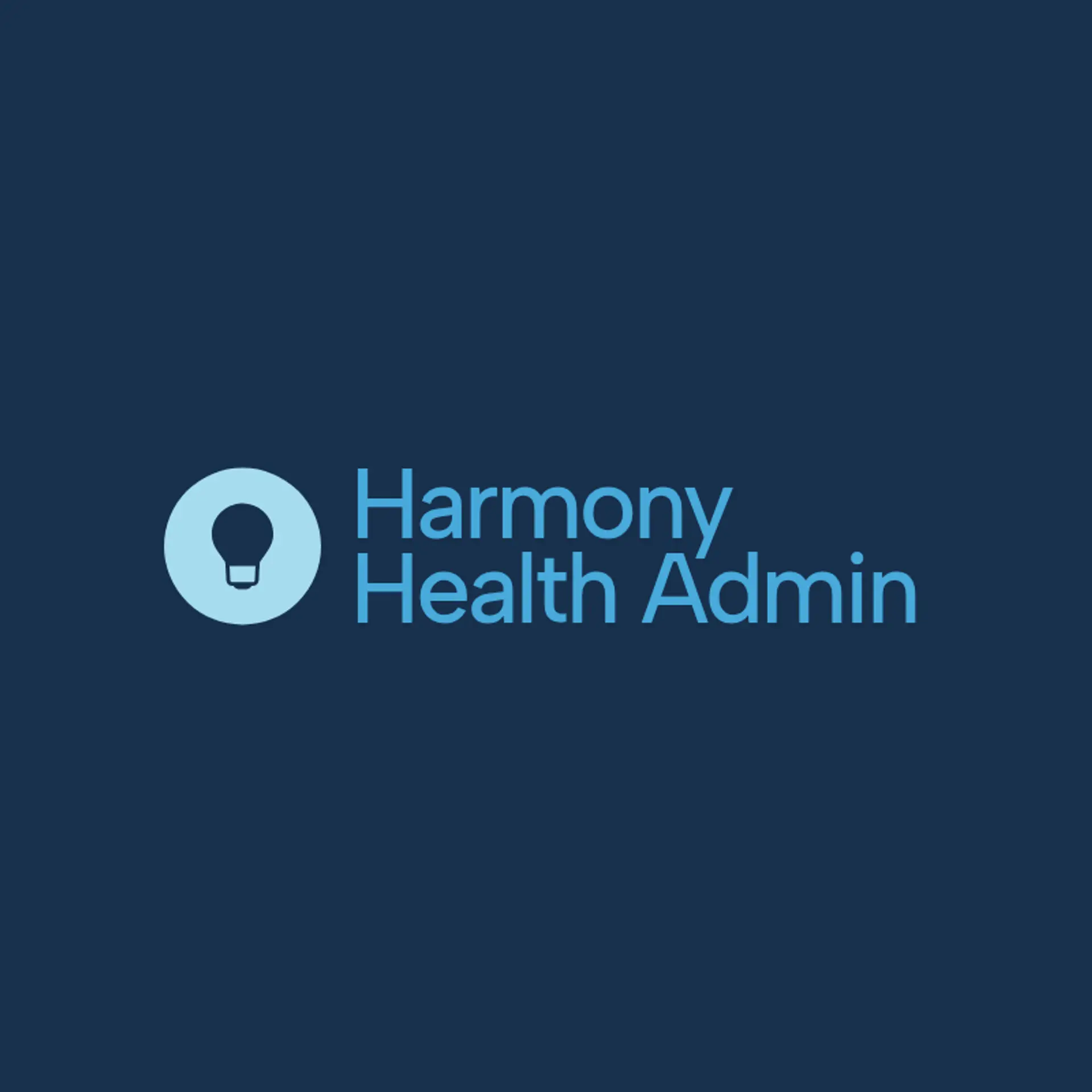 AdminiCare Solutions logo for healthcare administration