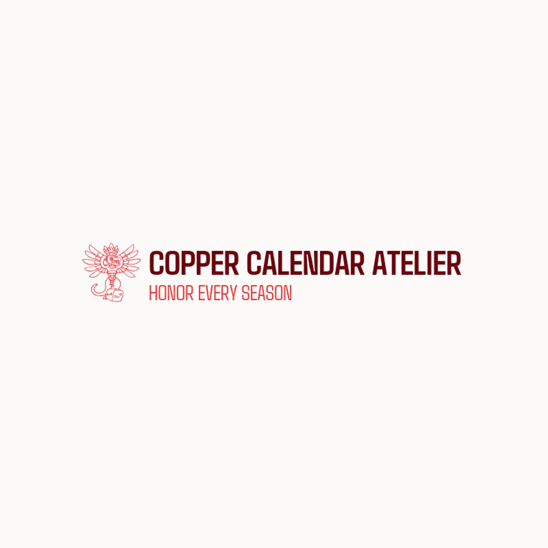 Copper Calendar Atelier logo for aztec
