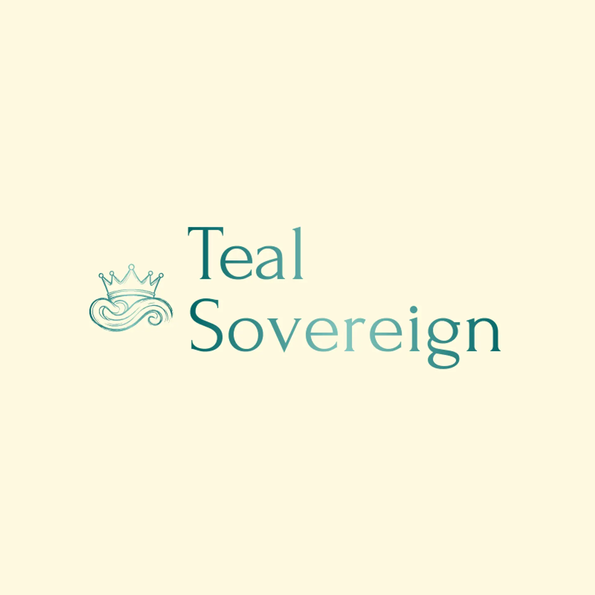 Teal Sovereign logo for king