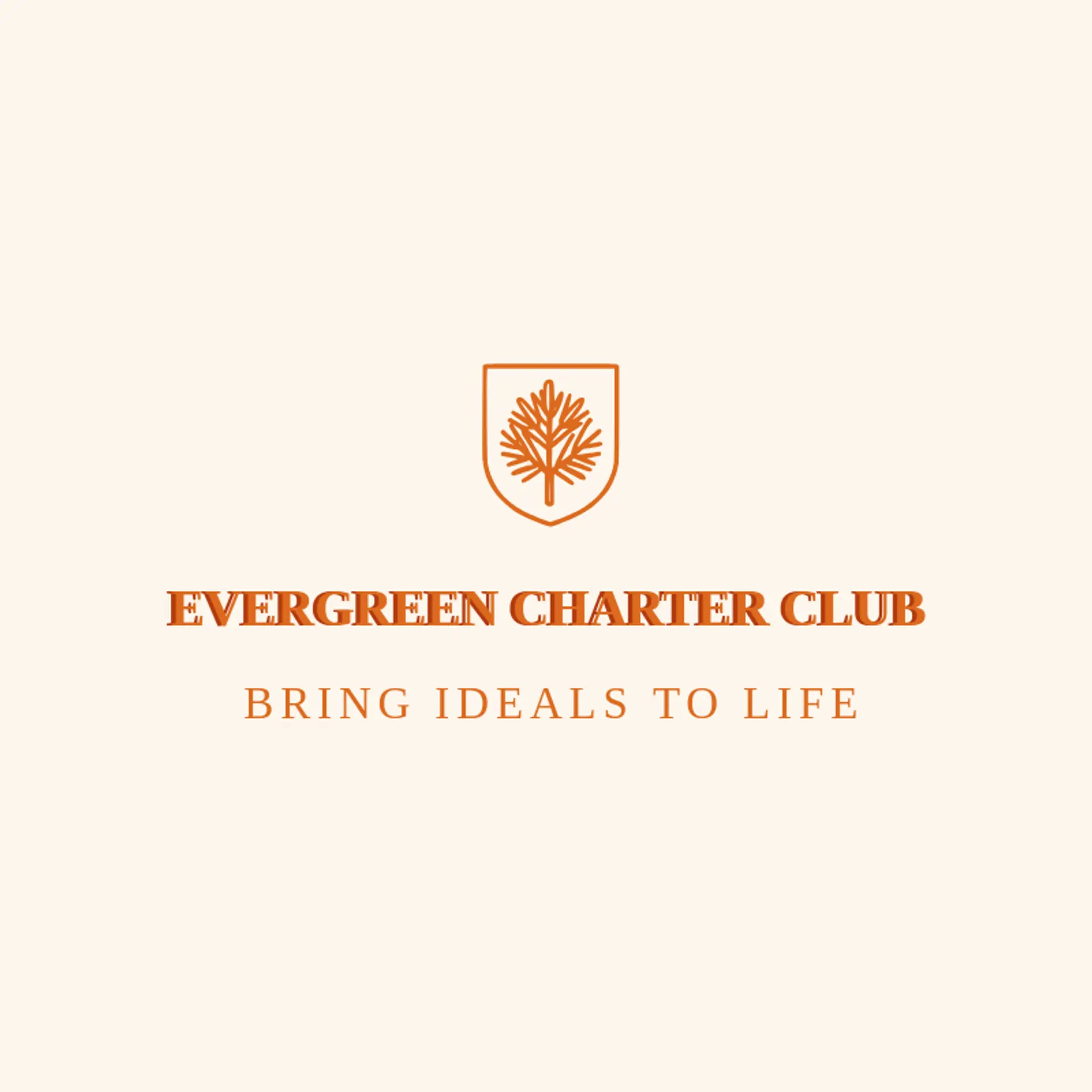 Evergreen Charter Club logo for coat of arms