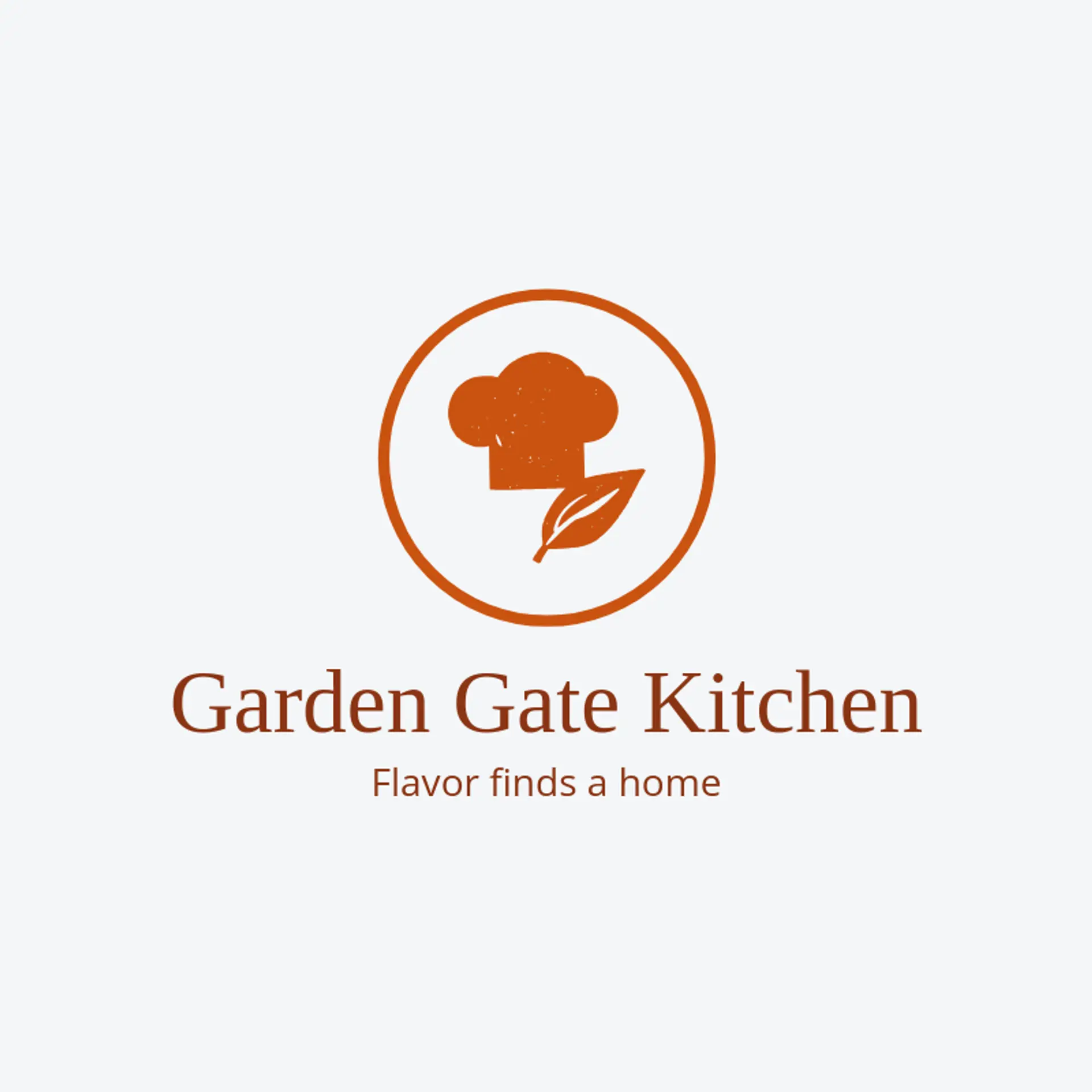 Garden Gate Kitchen logo for chef hat