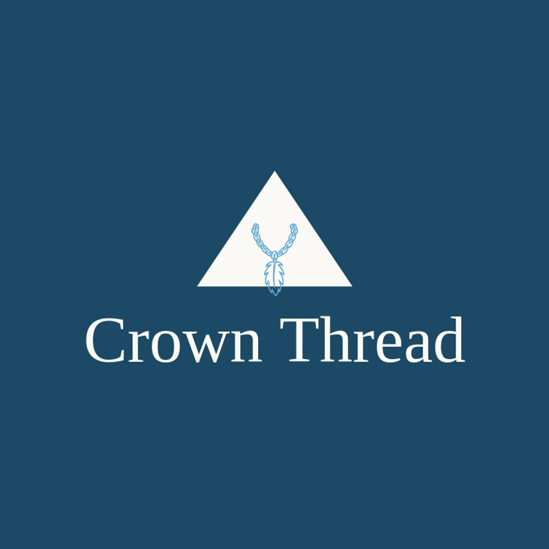 Crown Thread logo for necklace