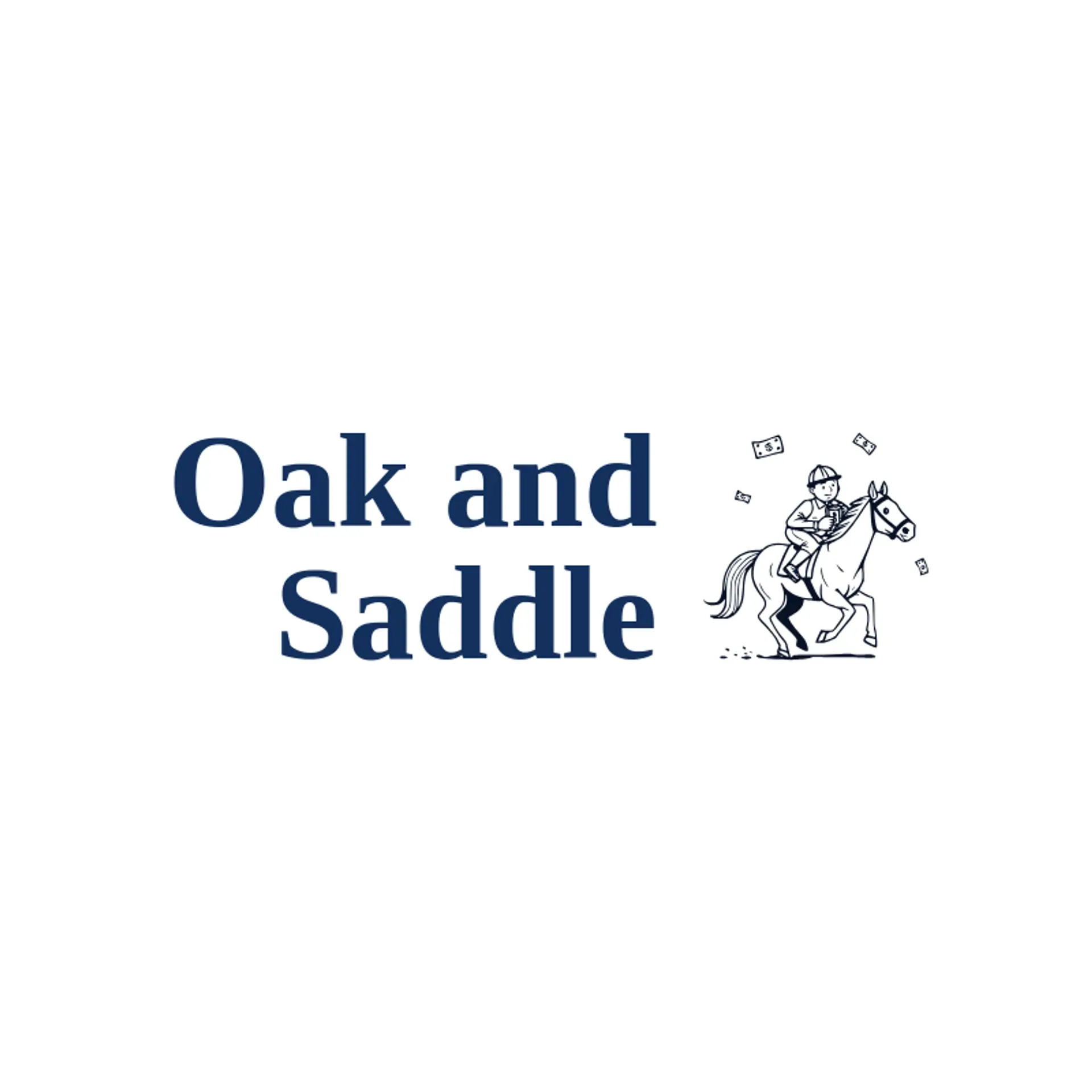 Oak and Saddle logo for jockey